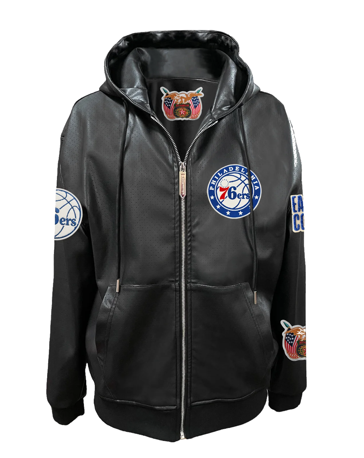 Philadelphia 76ers Zip-Up Jacket - Image 2