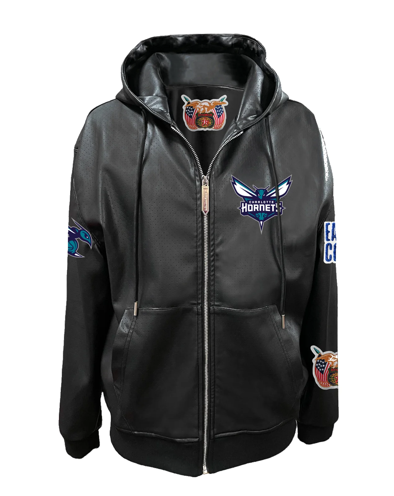 Charlotte Hornets Zip-Up Jacket - Image 2