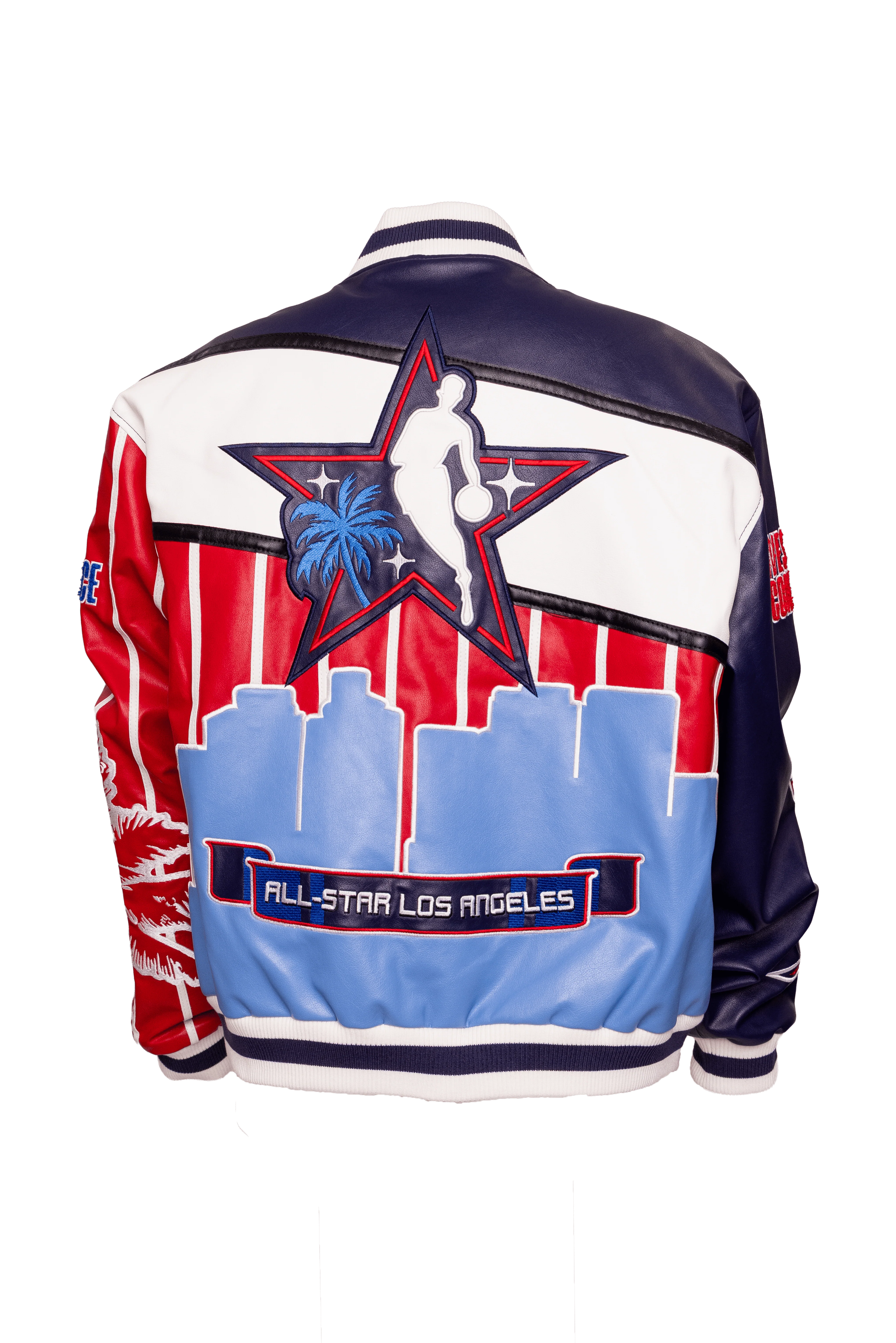 2026 NBA All-Star Los Angeles Vegan Leather Jacket