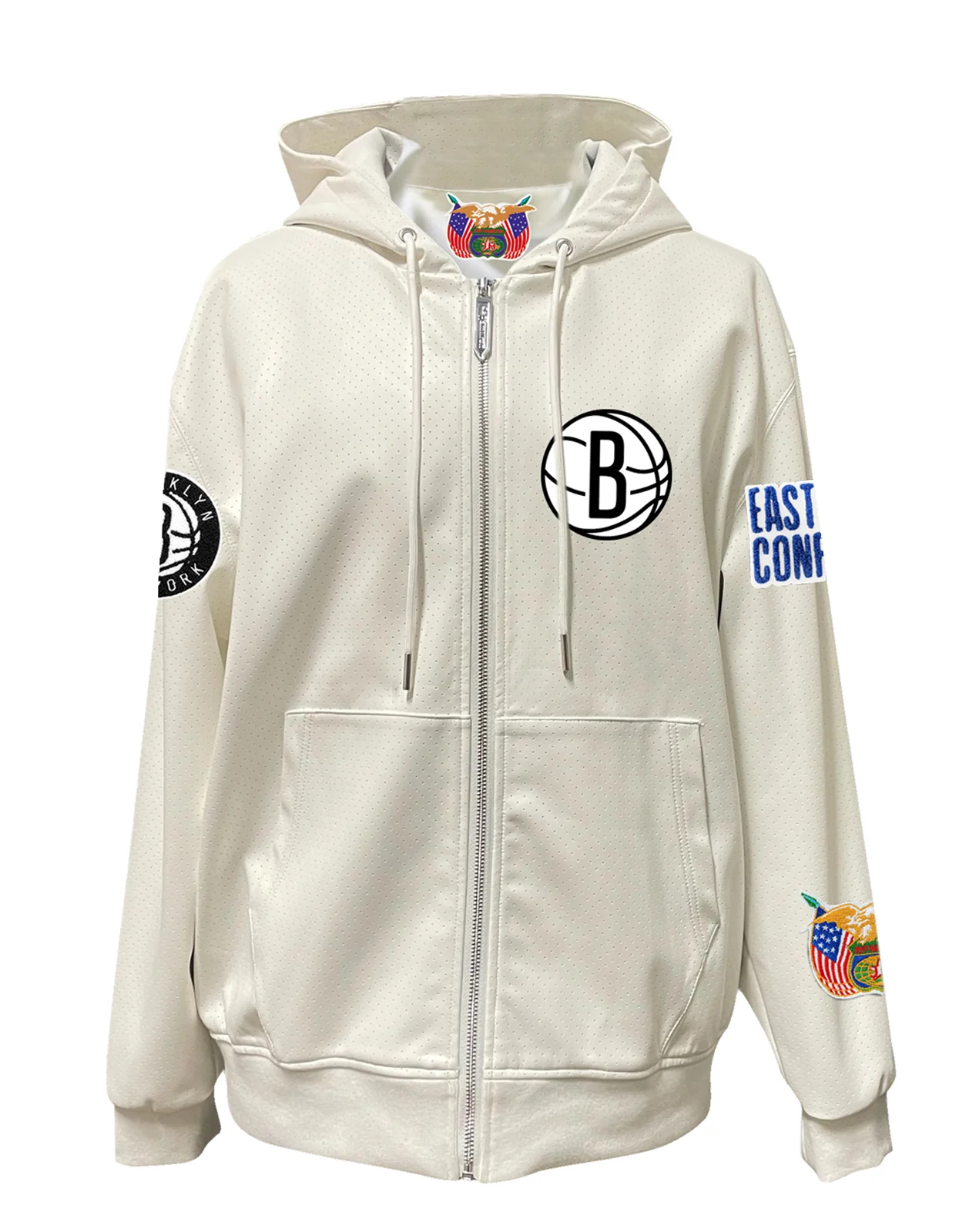 Brooklyn Nets Zip-Up Jacket - Image 3