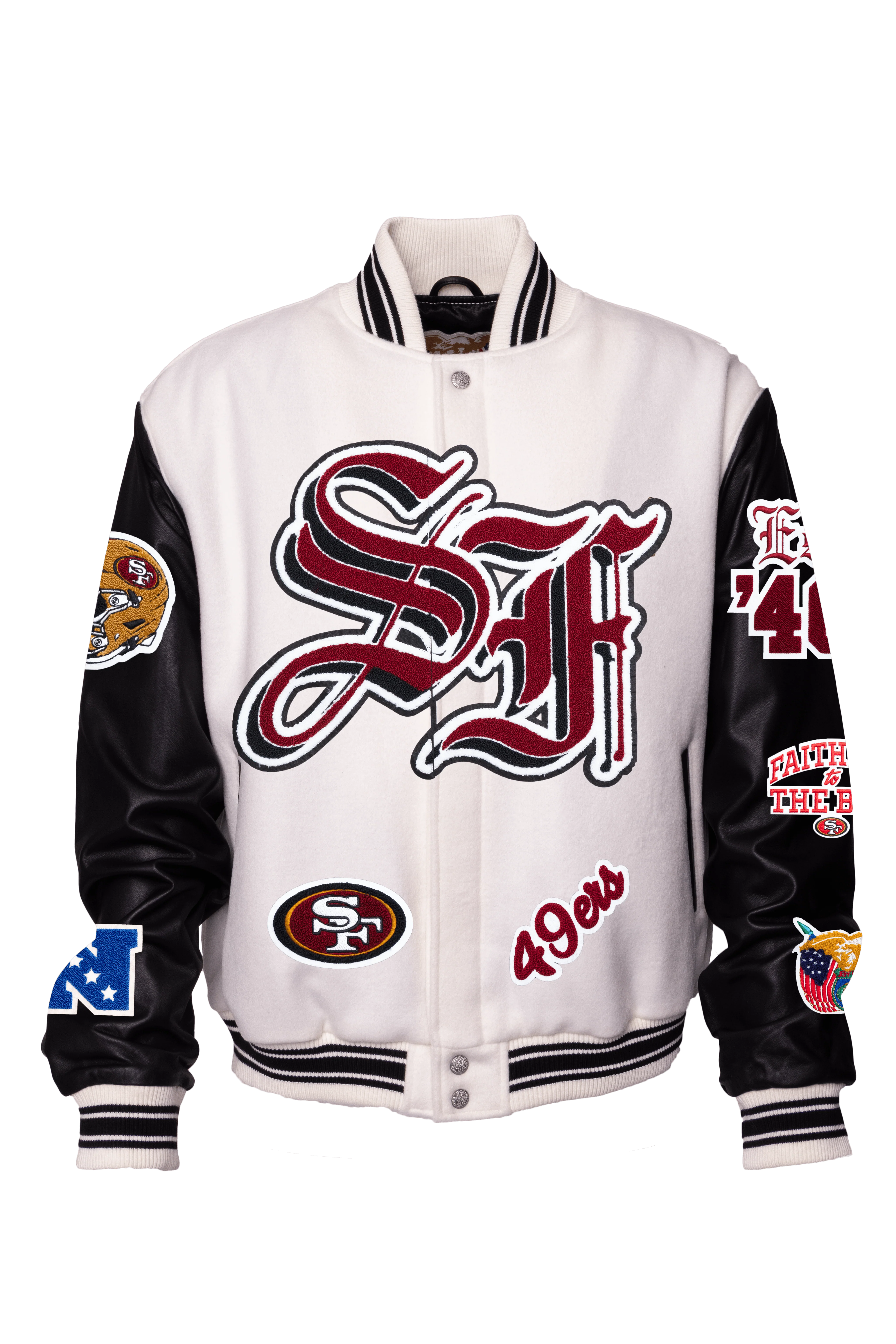 49ers Wool & Leather Jacket
