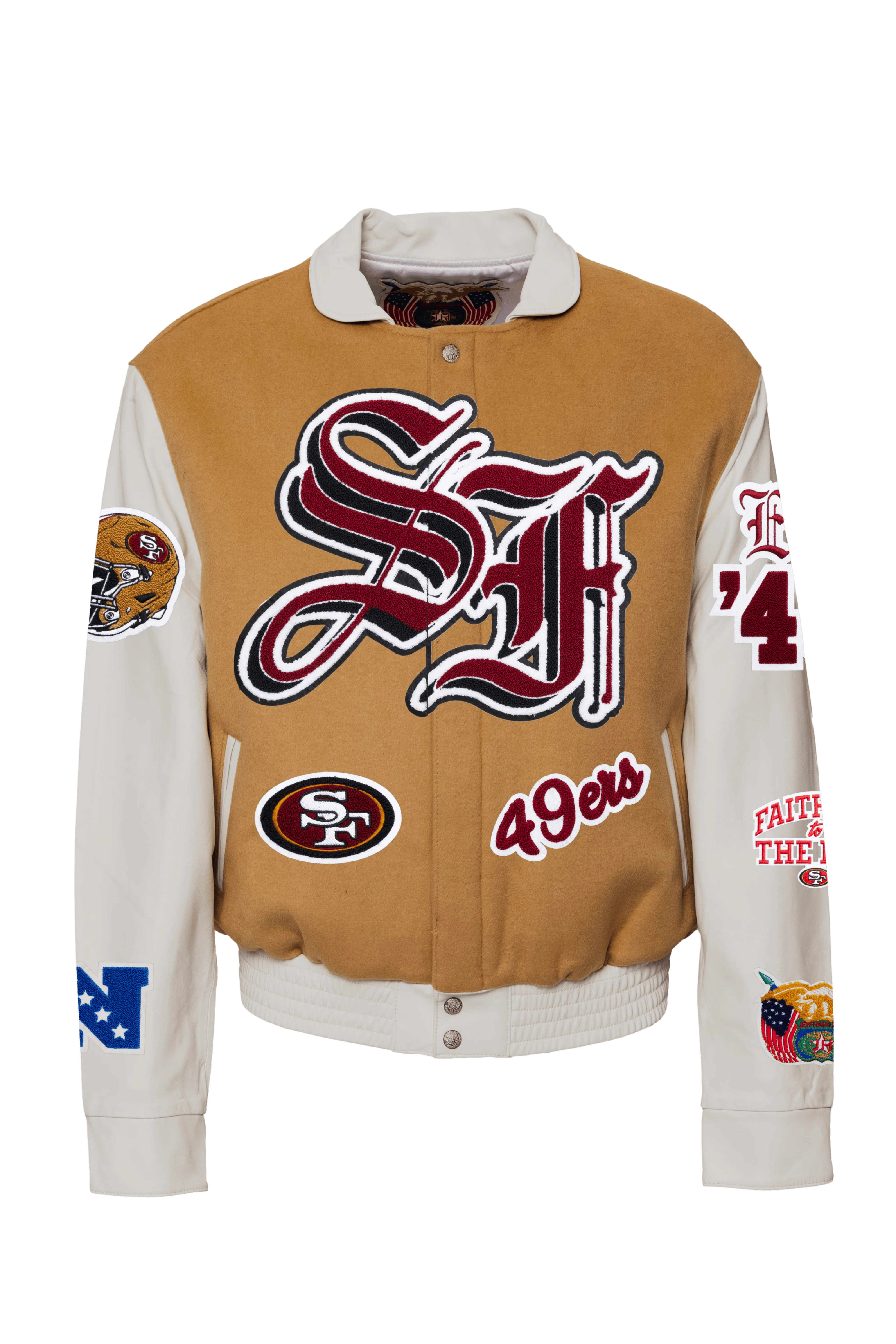 49ers Wool & Leather Jacket - Image 11