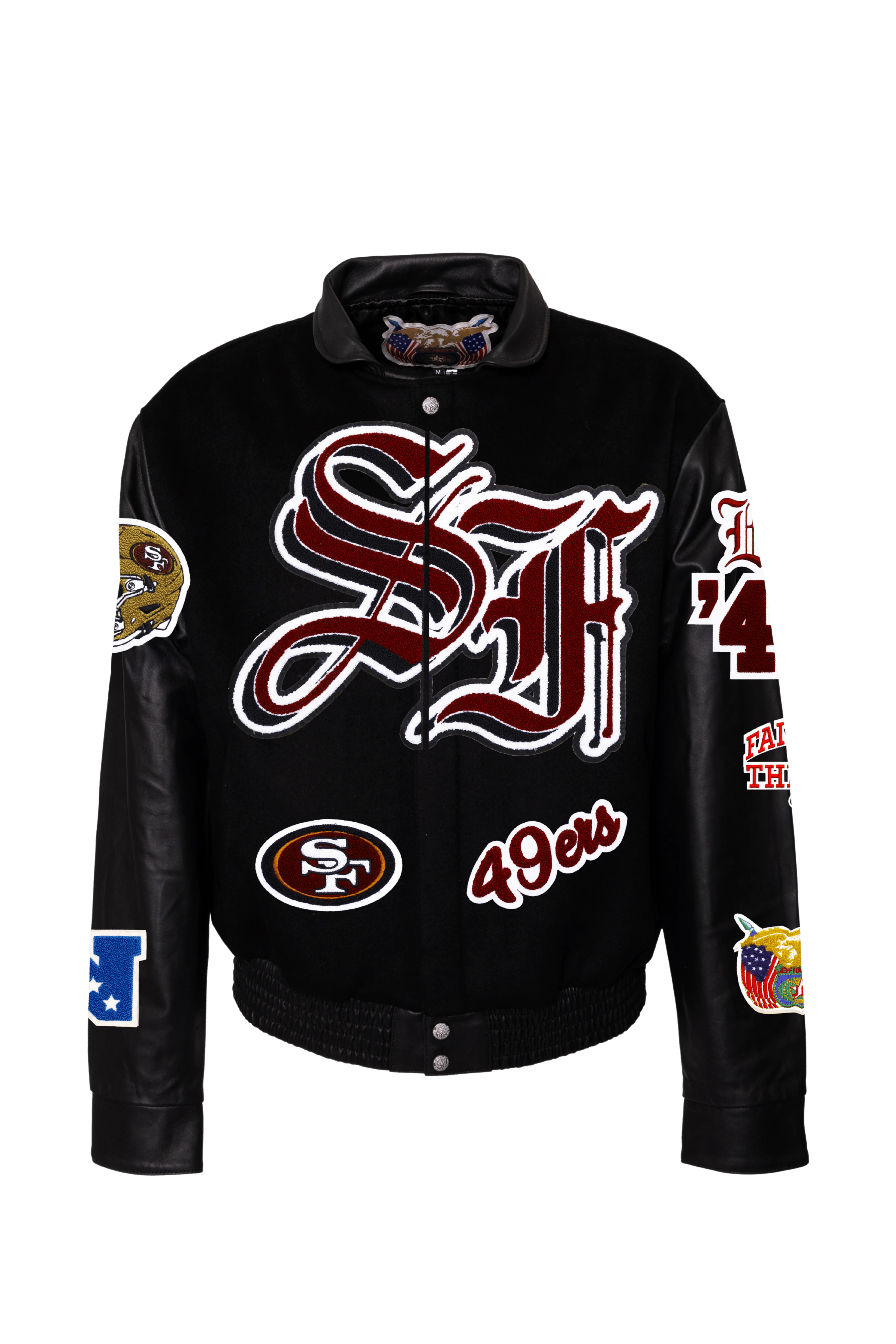 49ers Wool & Leather Jacket - Image 13