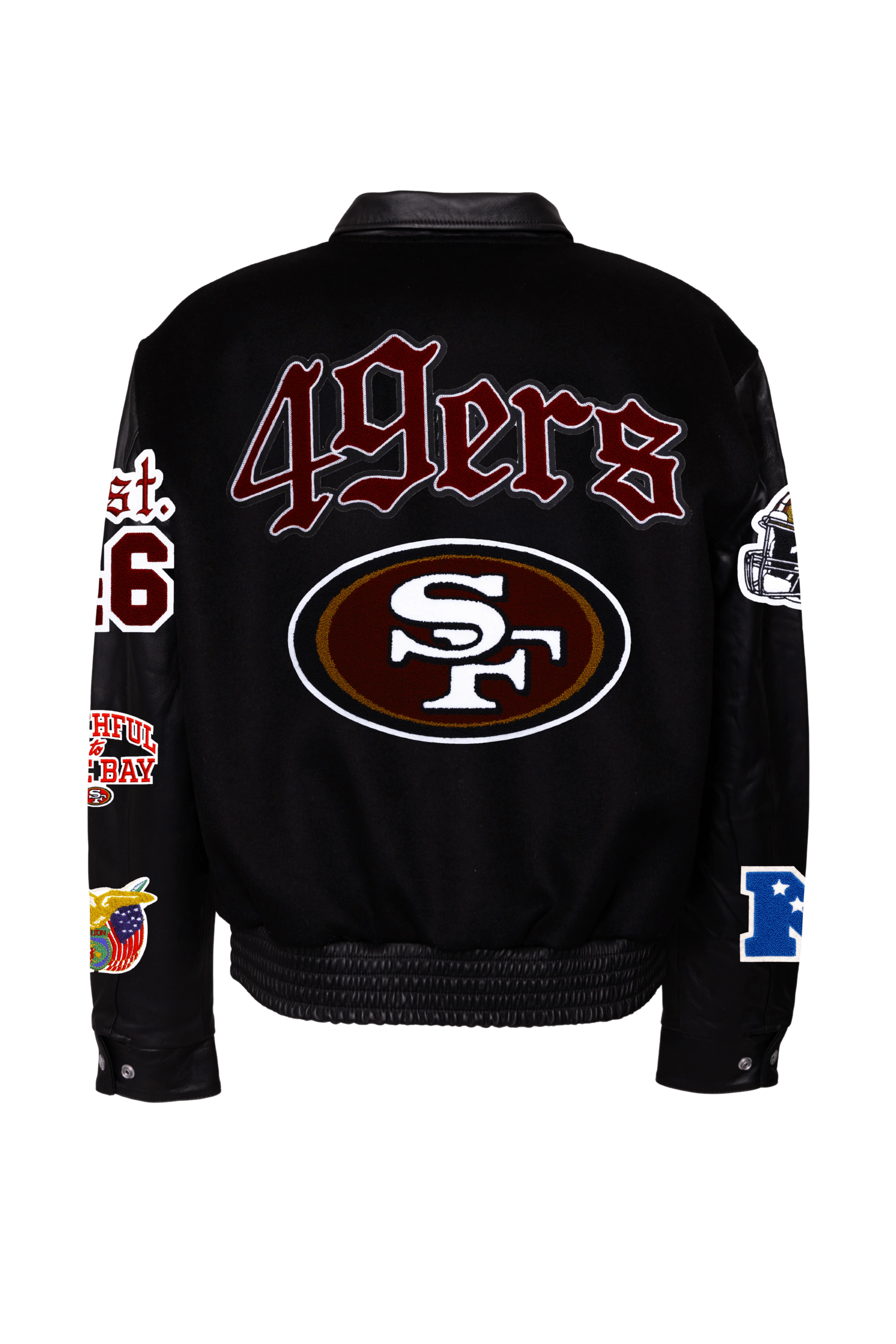 49ers Wool & Leather Jacket - Image 14