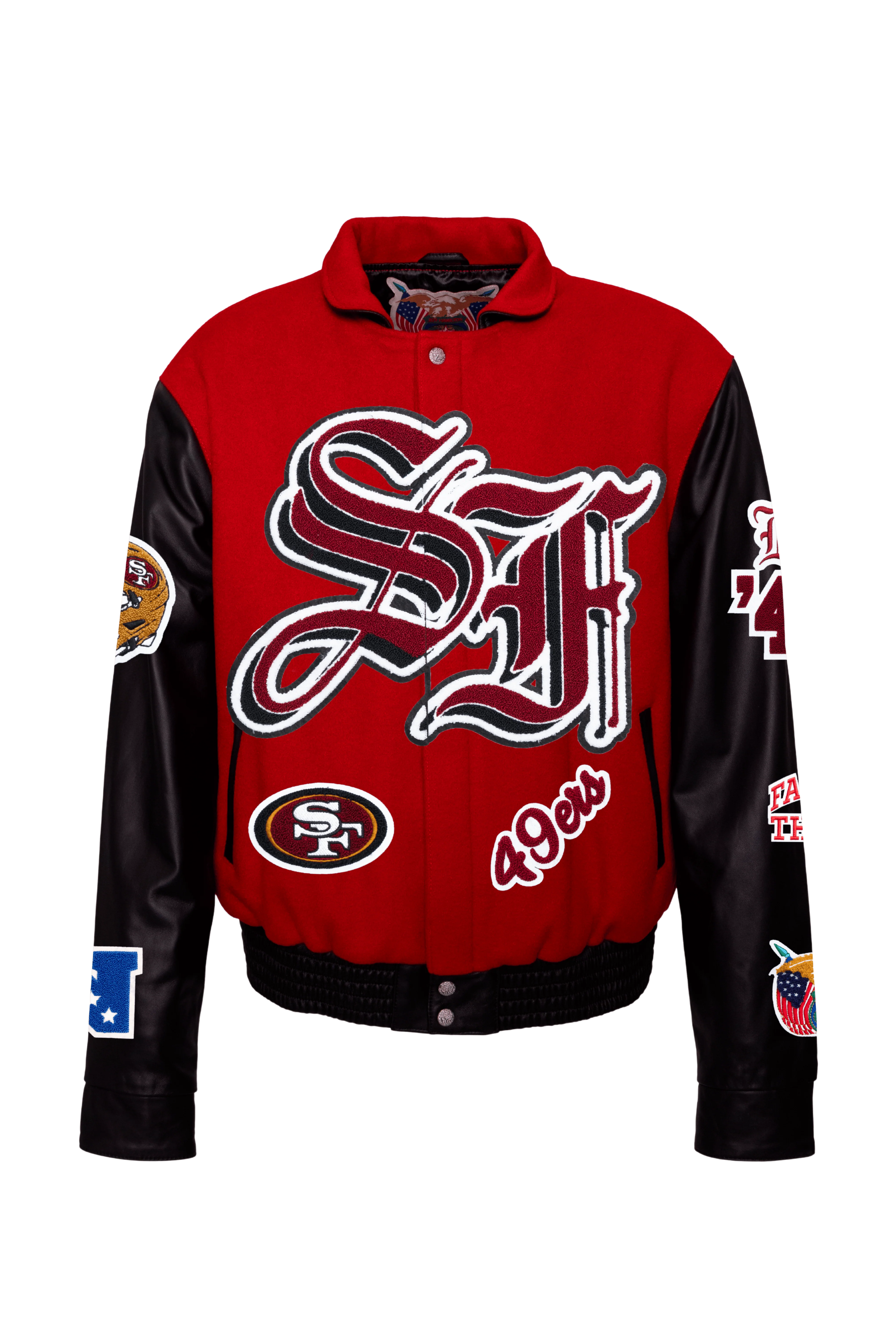 49ers Wool & Leather Jacket - Image 3
