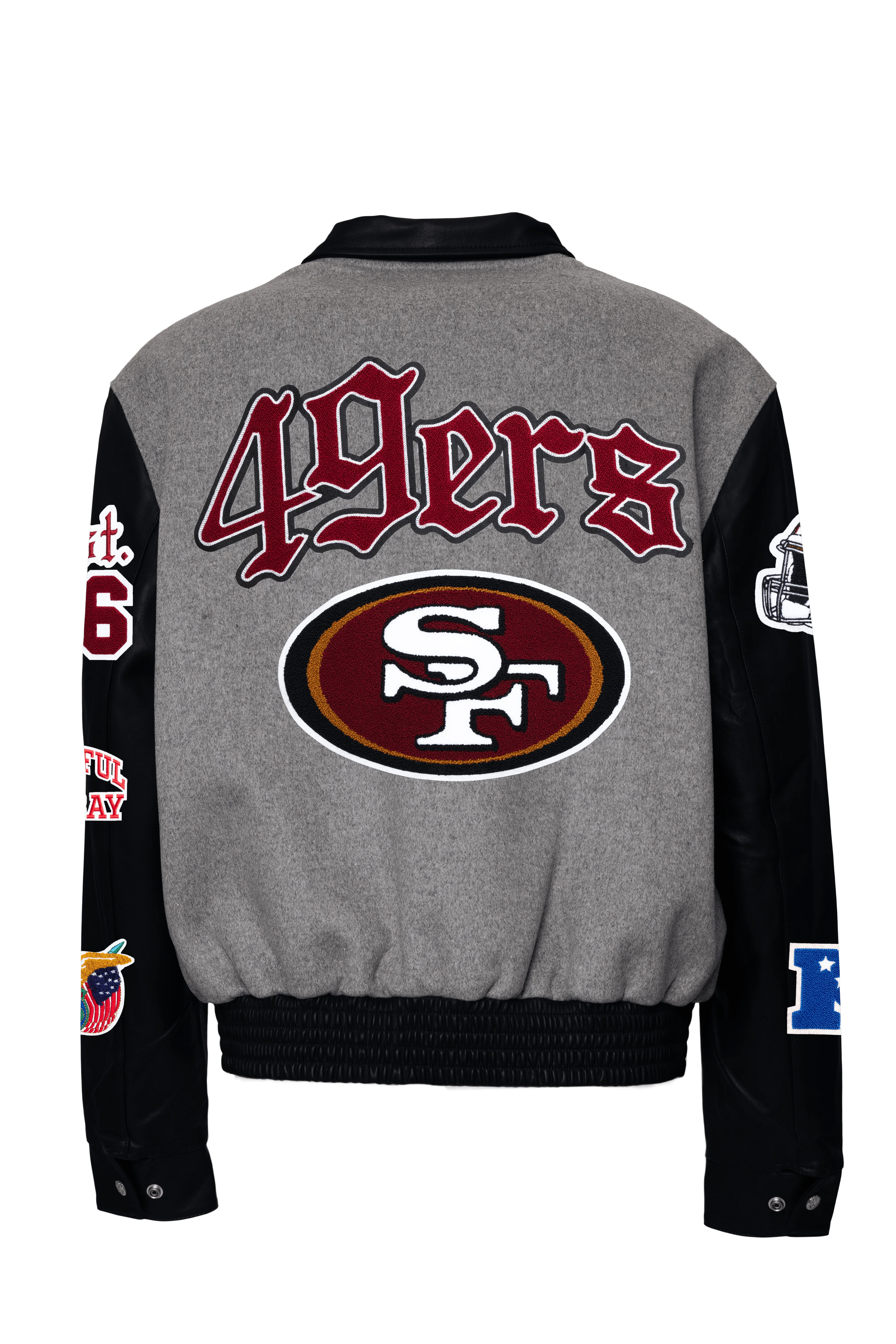 49ers Wool & Leather Jacket - Image 6