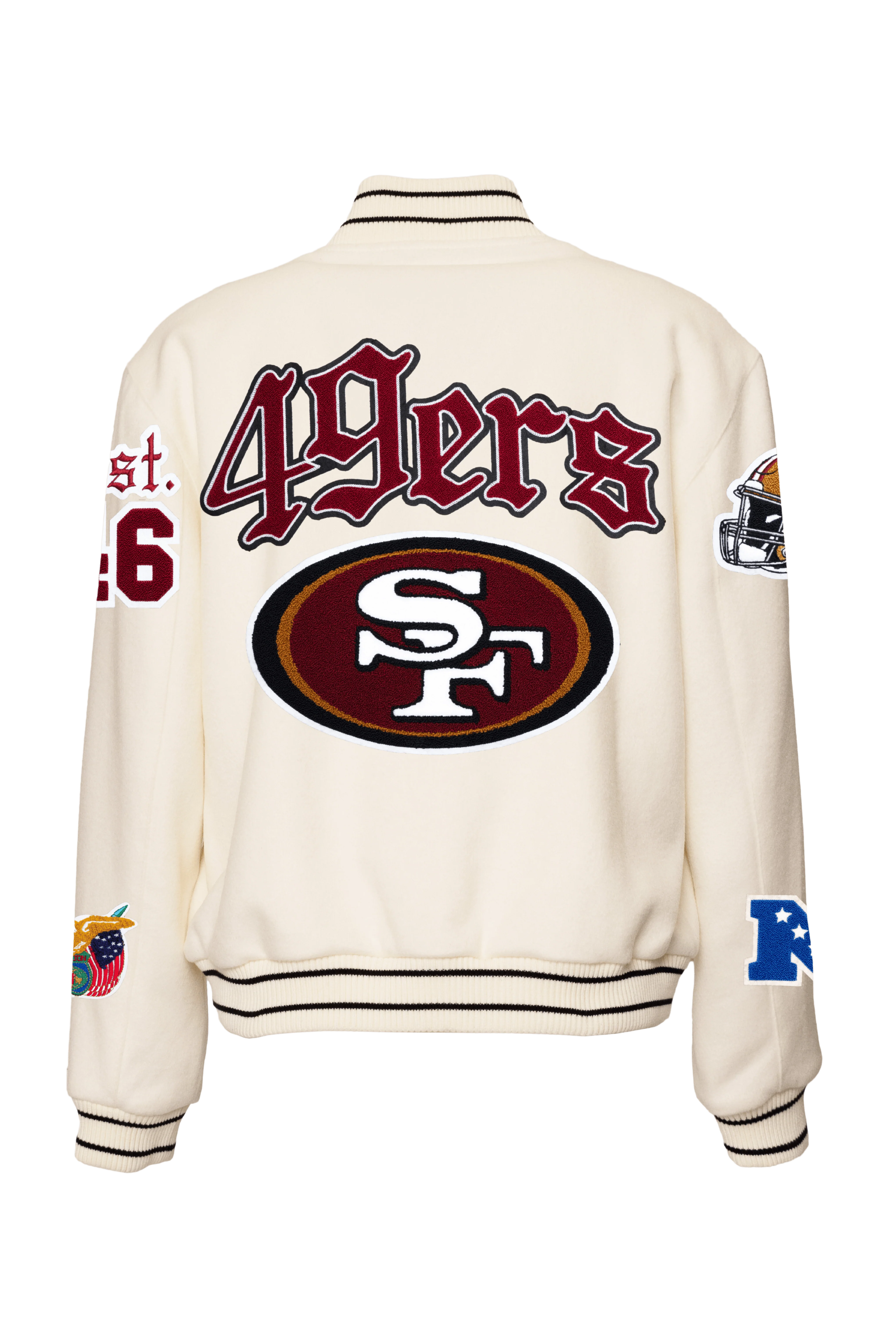 49ers Wool & Leather Jacket - Image 8