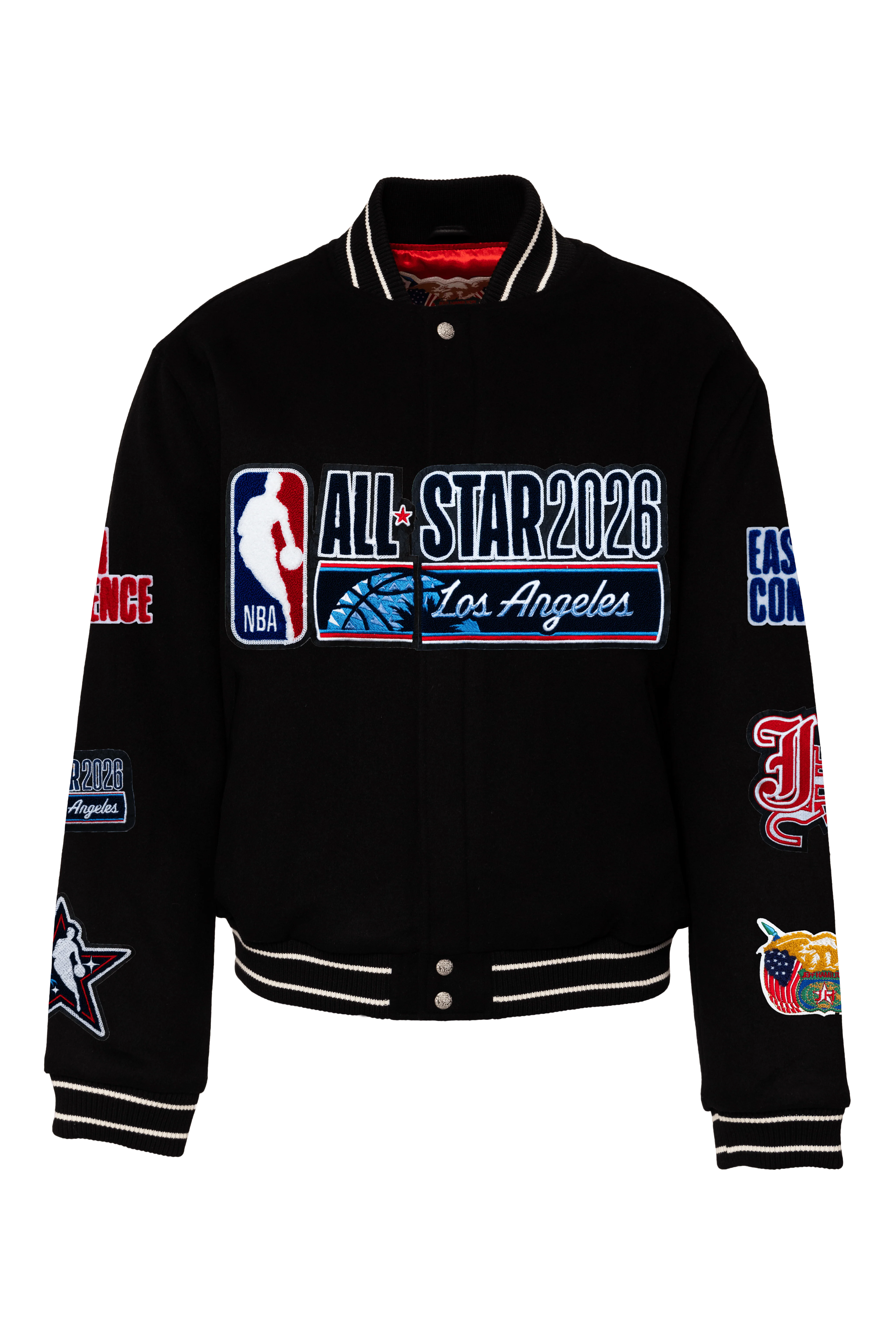 All-Star 2026 Wool Varsity Jacket Black - Image 2