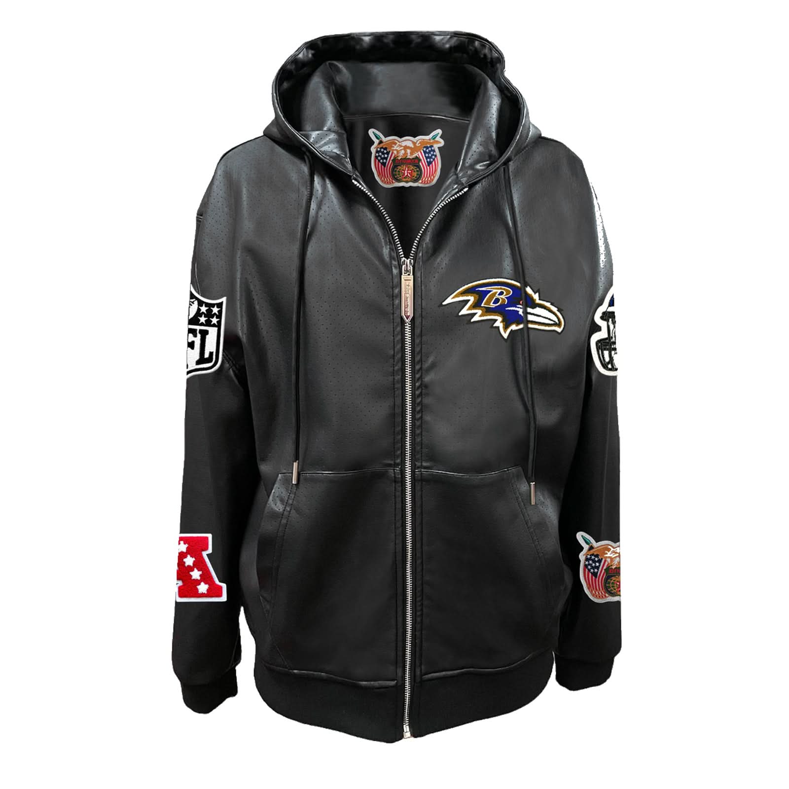 Baltimore Ravens Zip-Up Jacket - Image 3