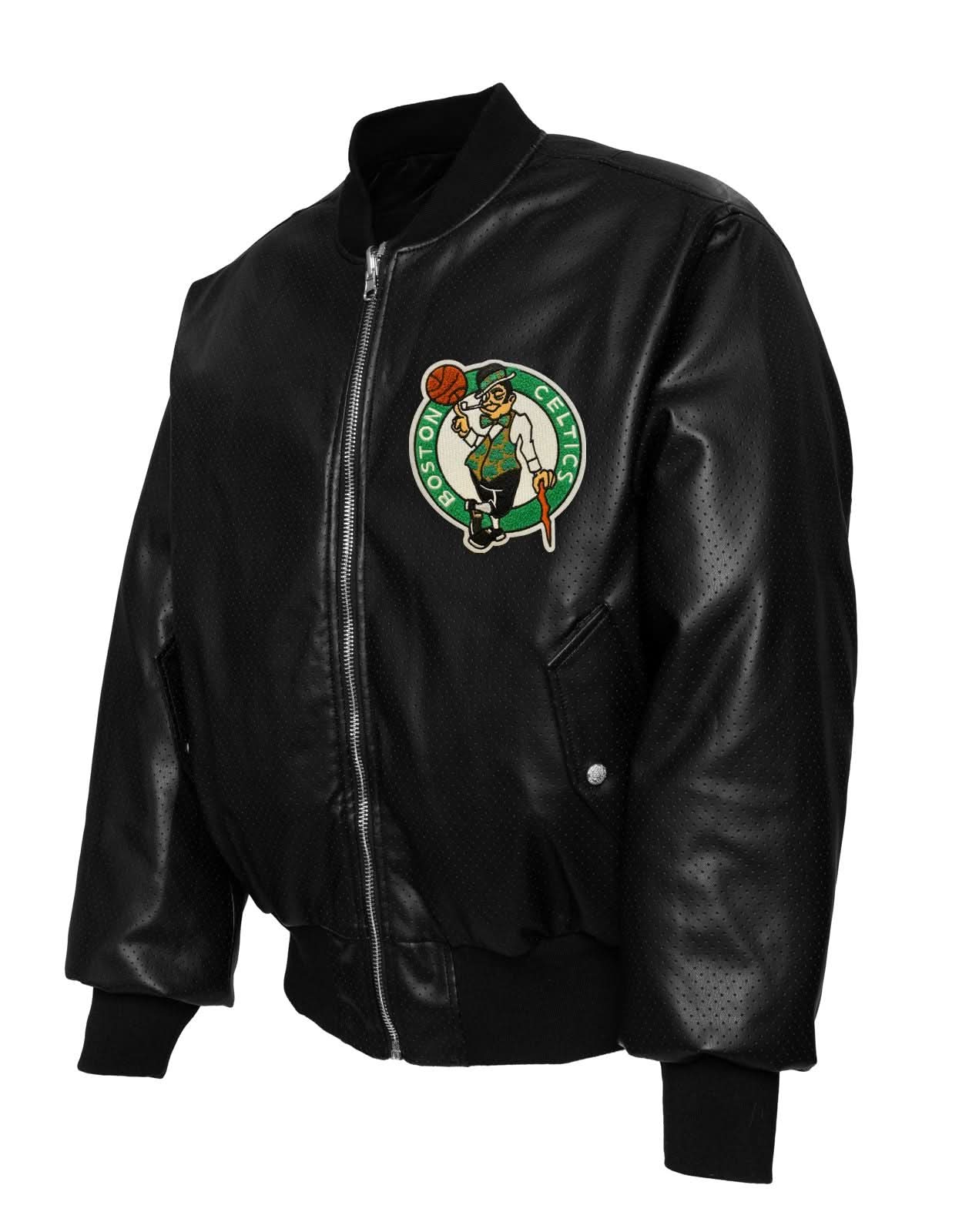 Boston Celtics X NBA Collage Reversible Bomber - Image 3