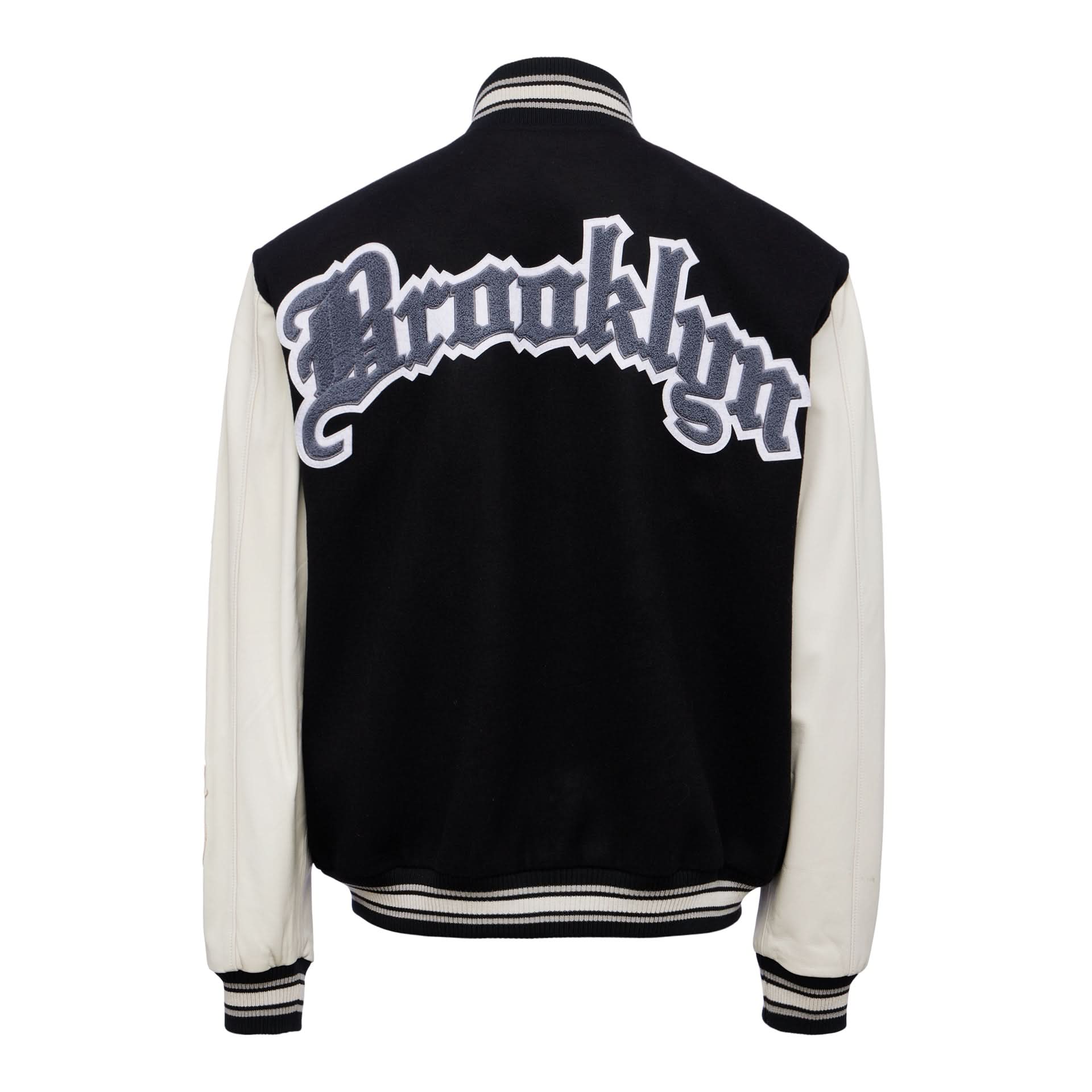 Brooklyn Nets Wool & Leather Varsity Jacket - Image 7