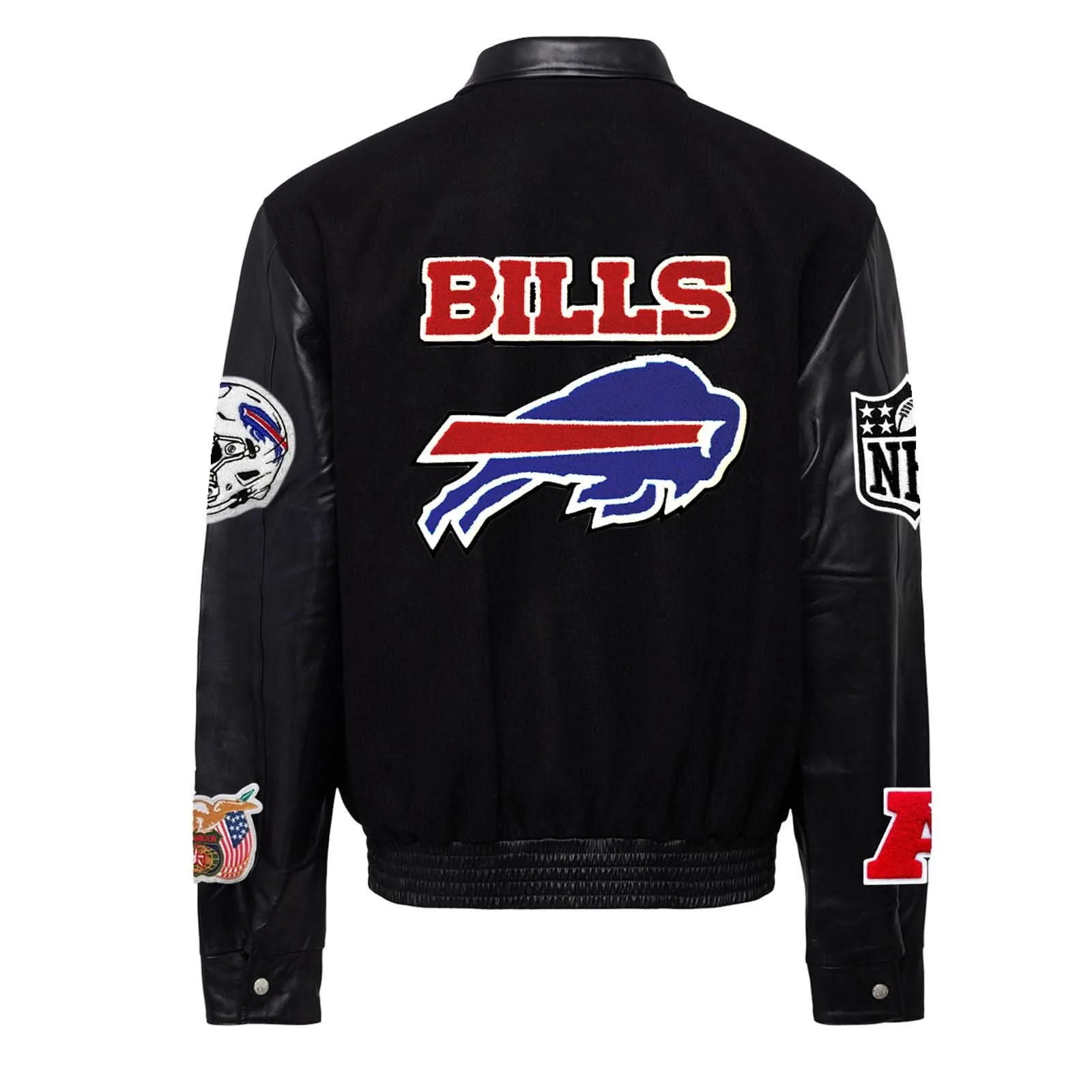 Buffalo Bills Wool & Leather Varsity Jacket
