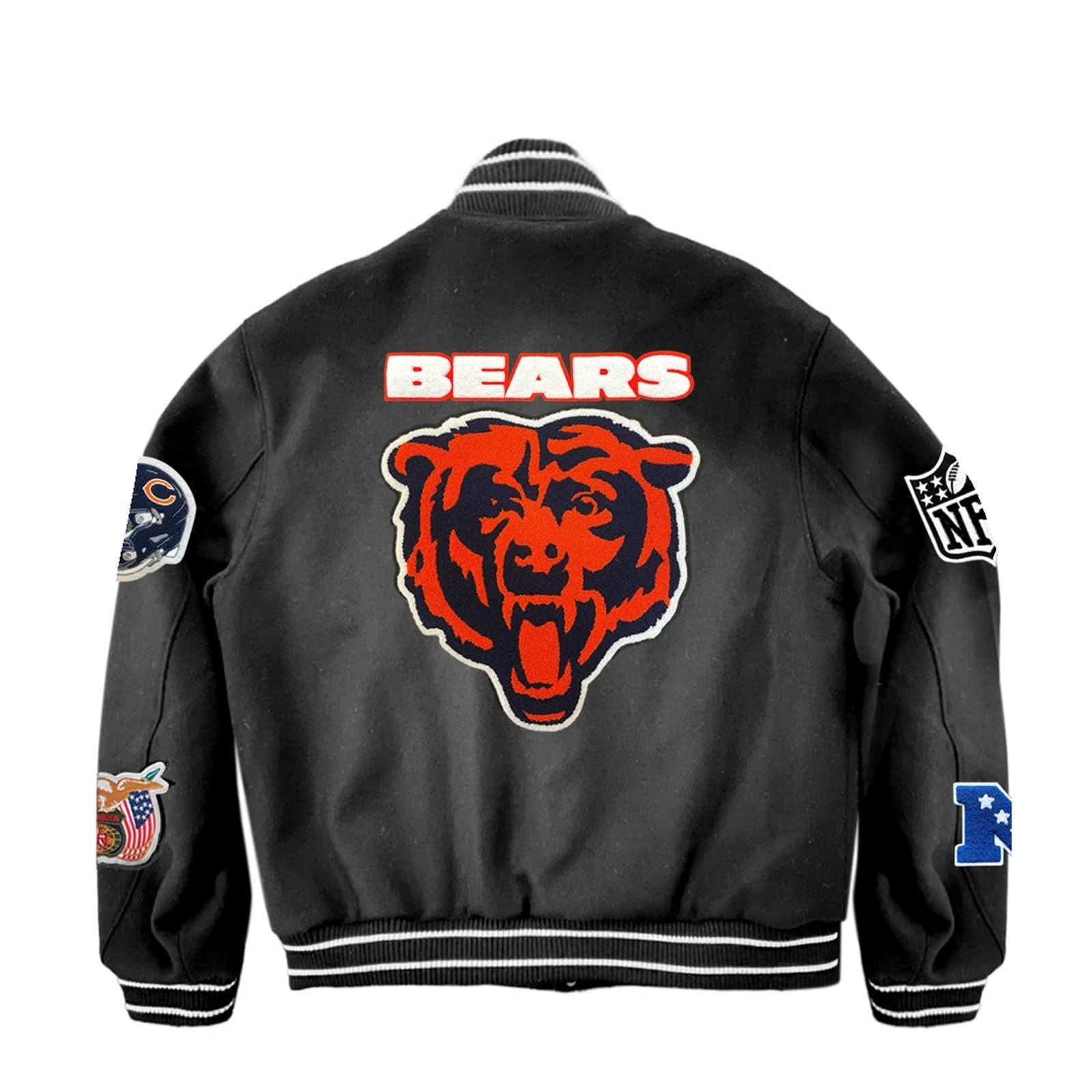Chicago Bears Wool Varsity Jacket - Image 4