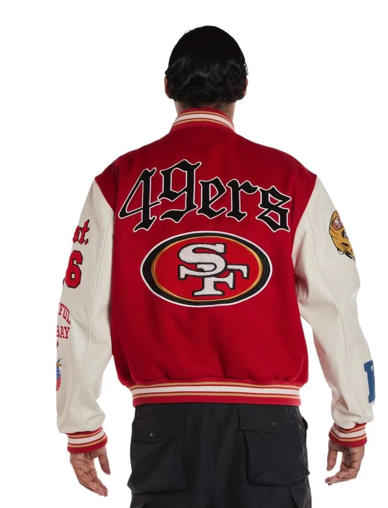 San Francisco 49ers Varsity Jacket - Image 3