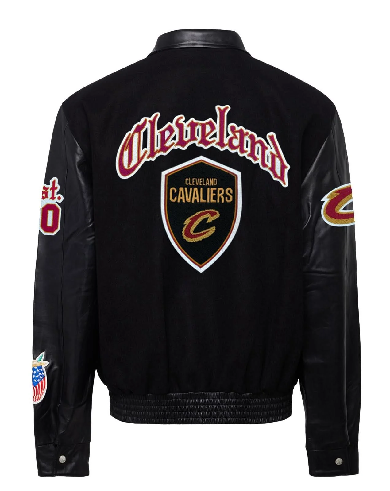 Cleveland Cavaliers Wool & Leather Varsity Jacket - Image 2