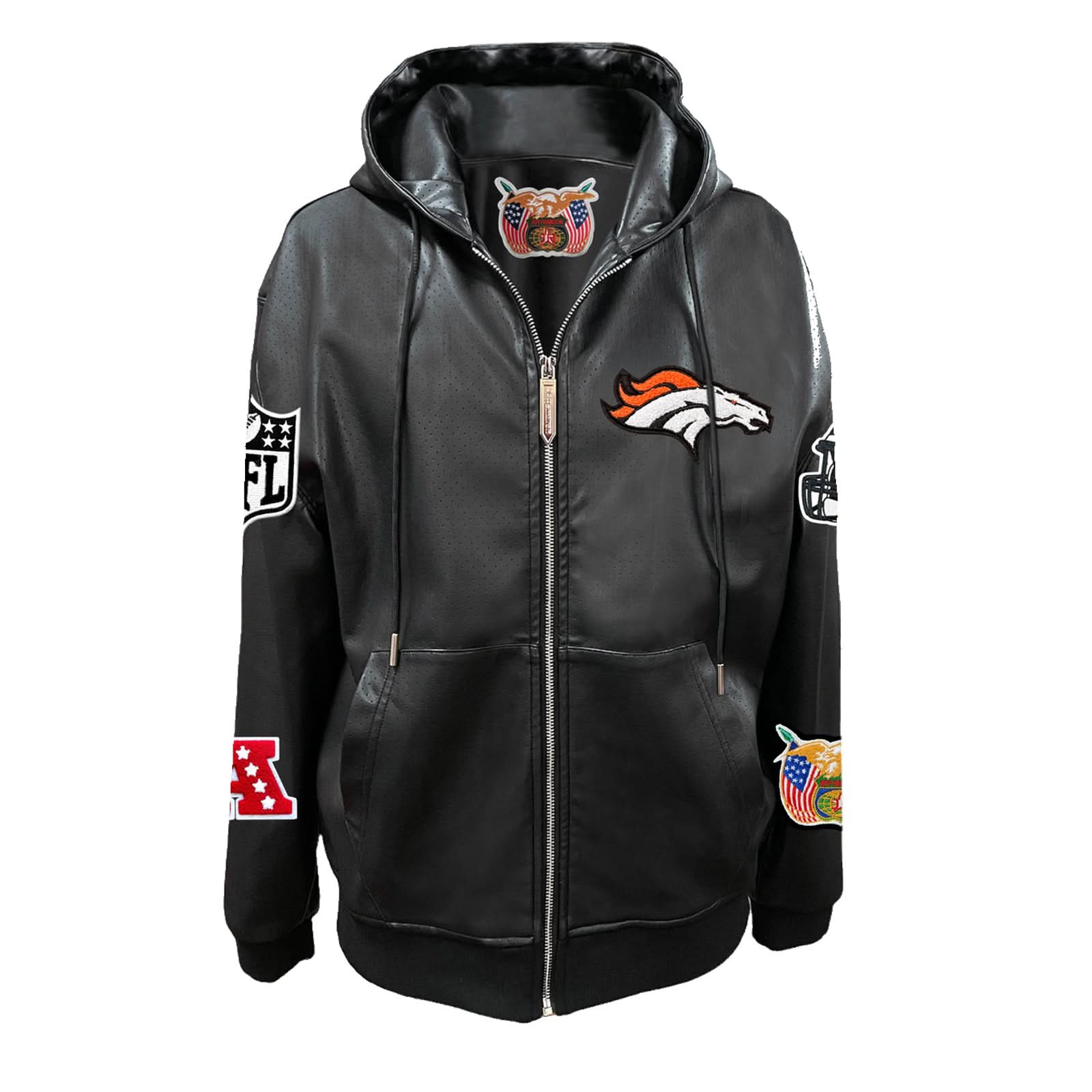 Denver Broncos Zip-Up Jacket - Image 3