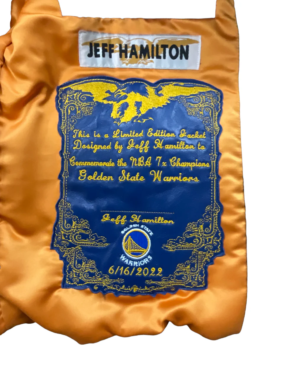 Golden State Warriors 7Th Championship Leather Jacket - Image 5
