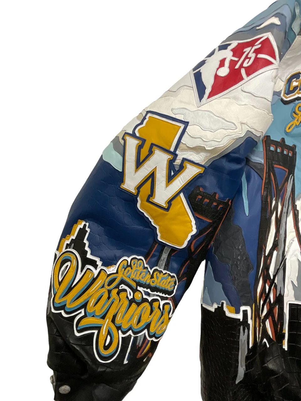 Golden State Warriors 7Th Championship Leather Jacket - Image 8