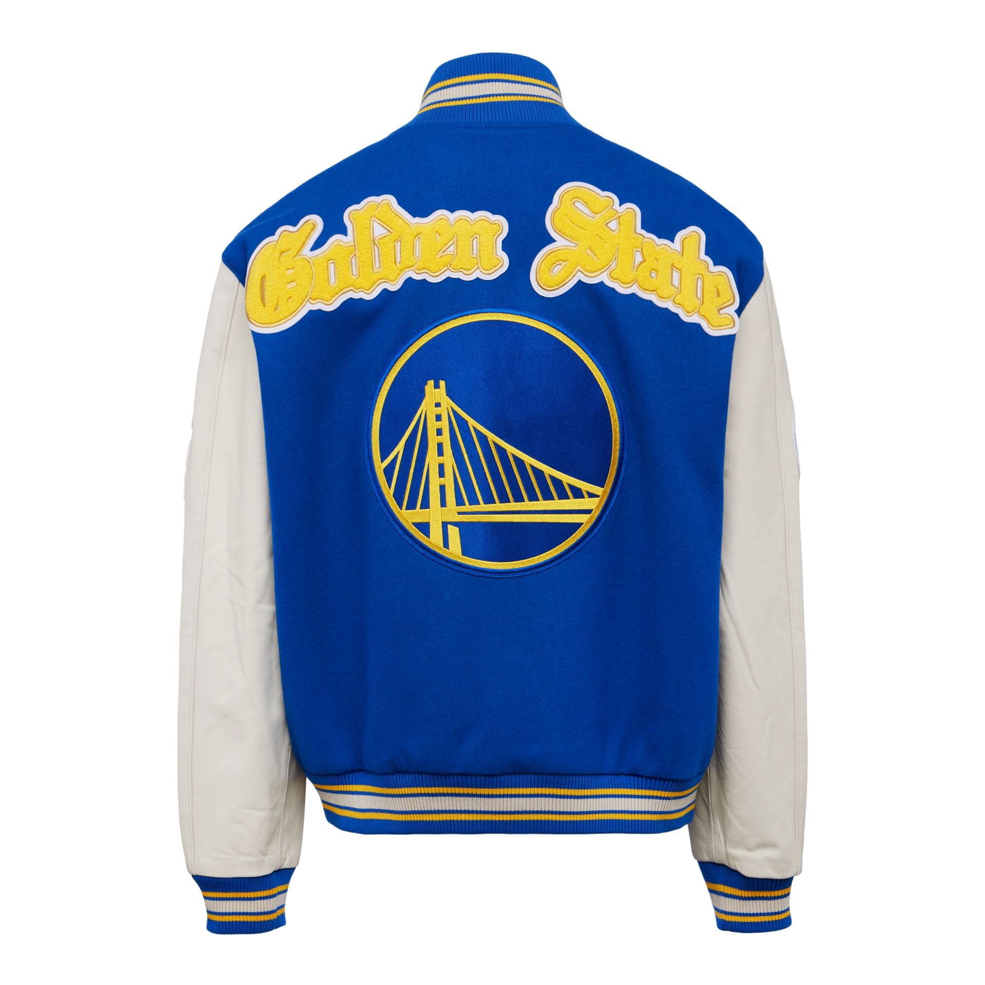 Golden State Warriors 7Th Championship Wool & Leather Jacket - Image 4