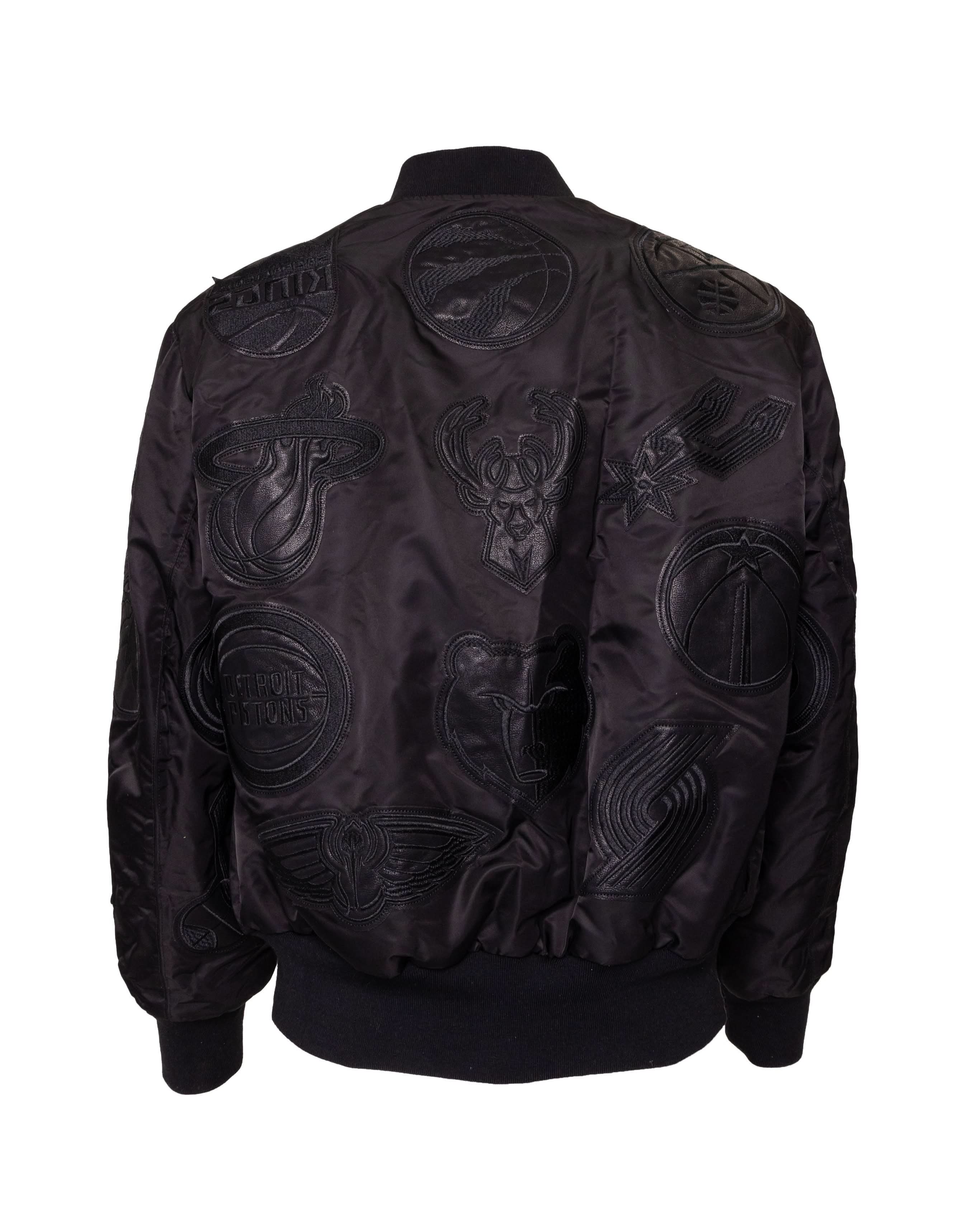 New York Knicks X NBA Collage Reversible Bomber - Image 4