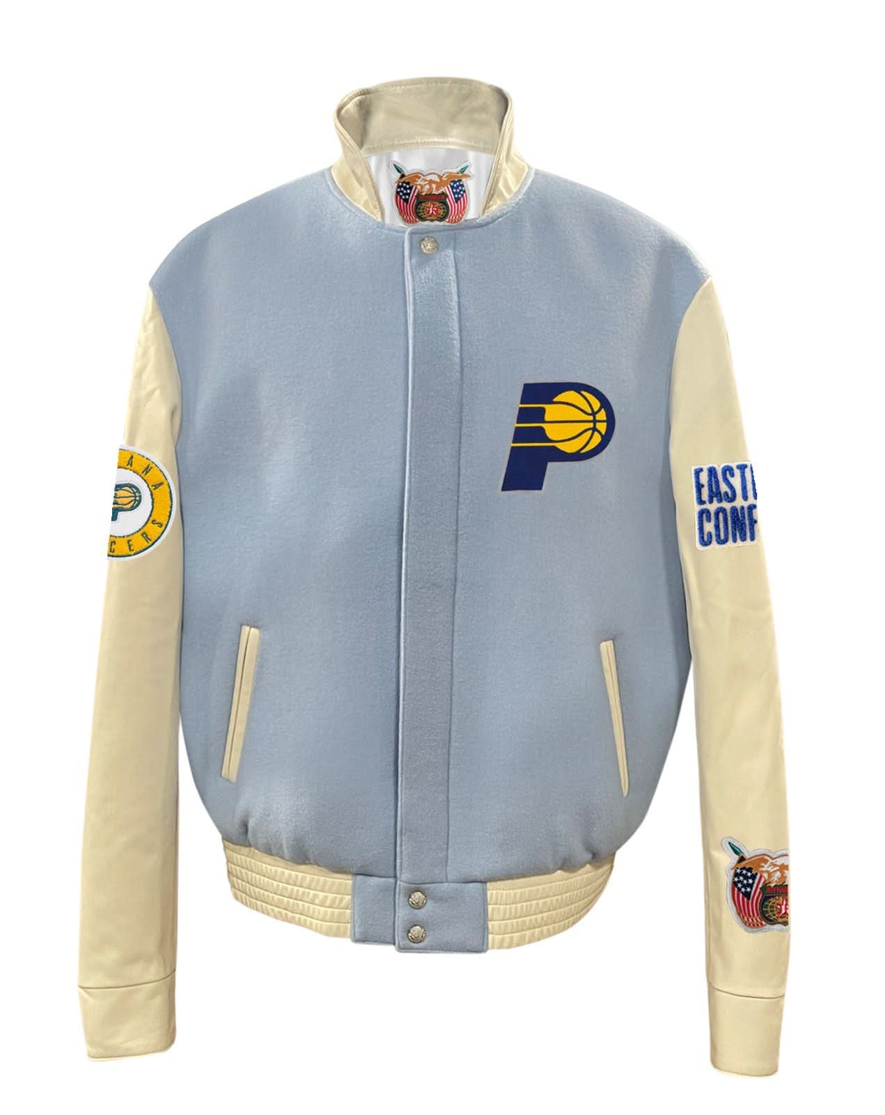 Indiana Pacers Wool & Leather Varsity Jacket