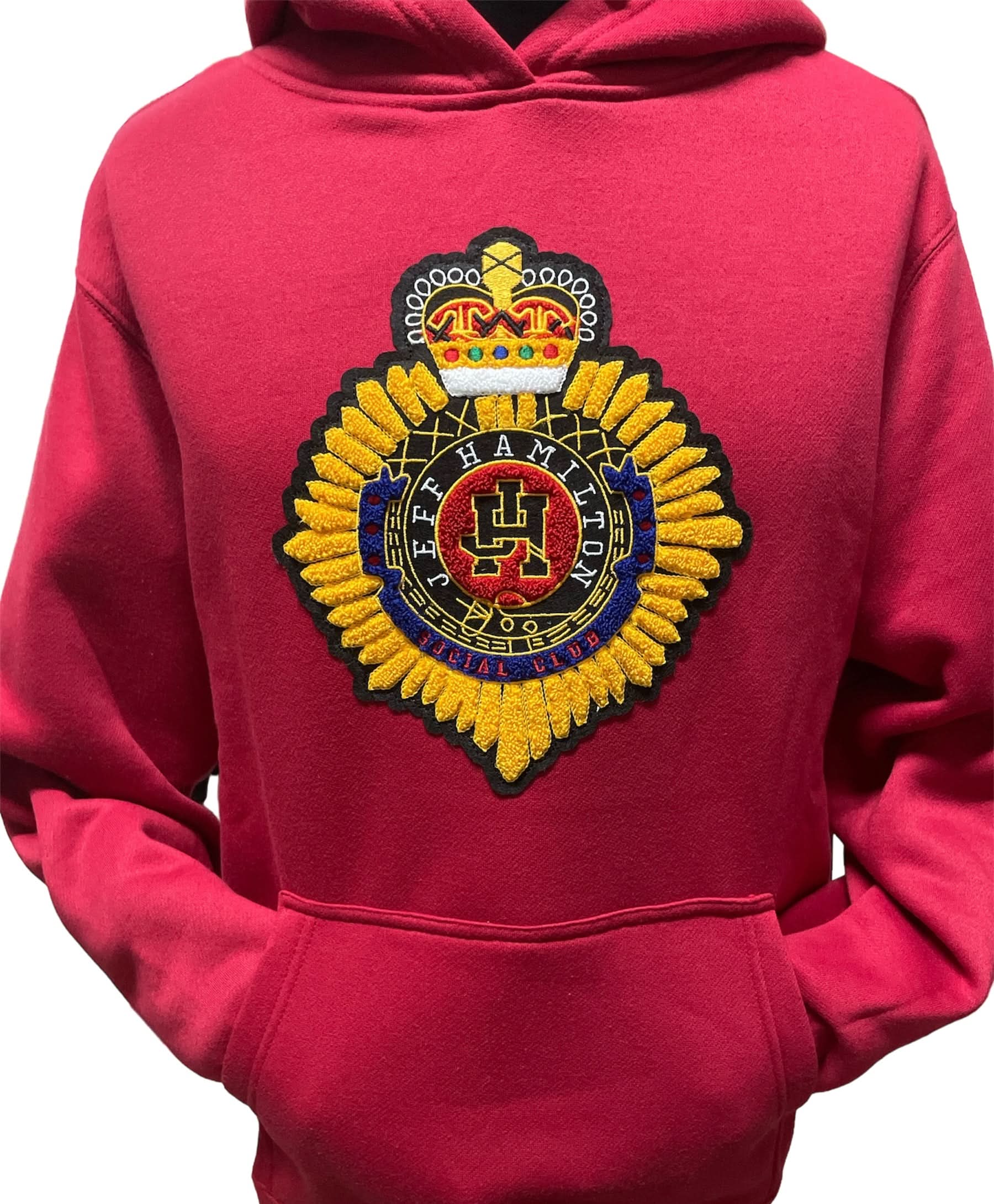 Jeff Hamilton Exclusive Rose Red Hoodie - Image 4
