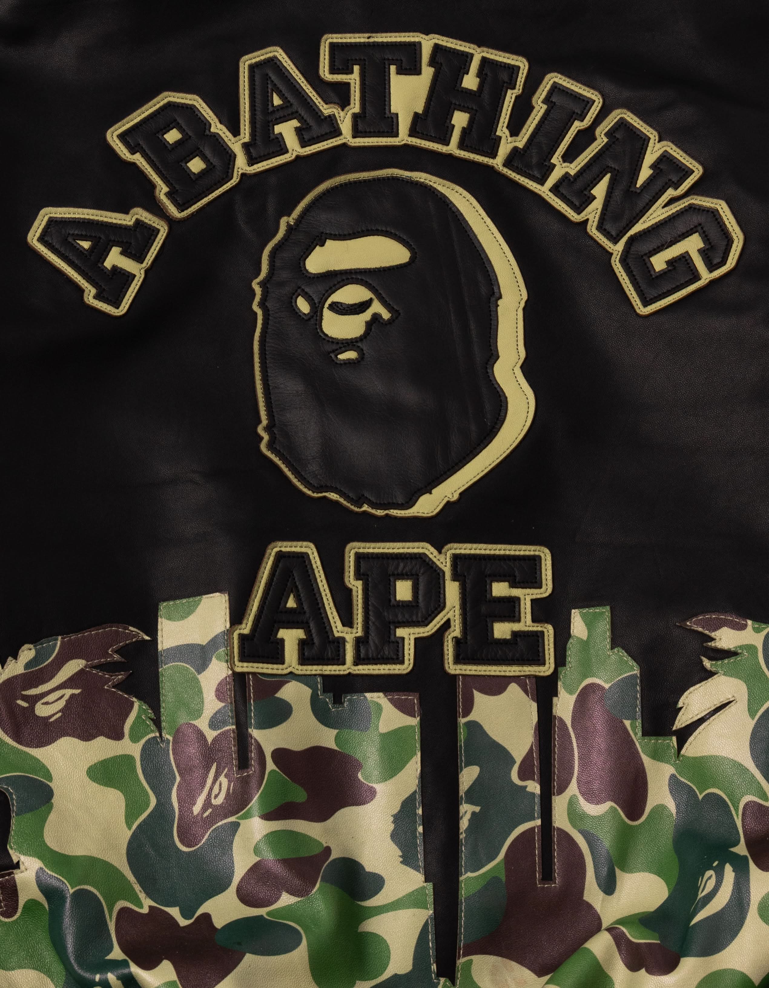 Jeff Hamilton x BAPE Full Leather Jacket - Image 3