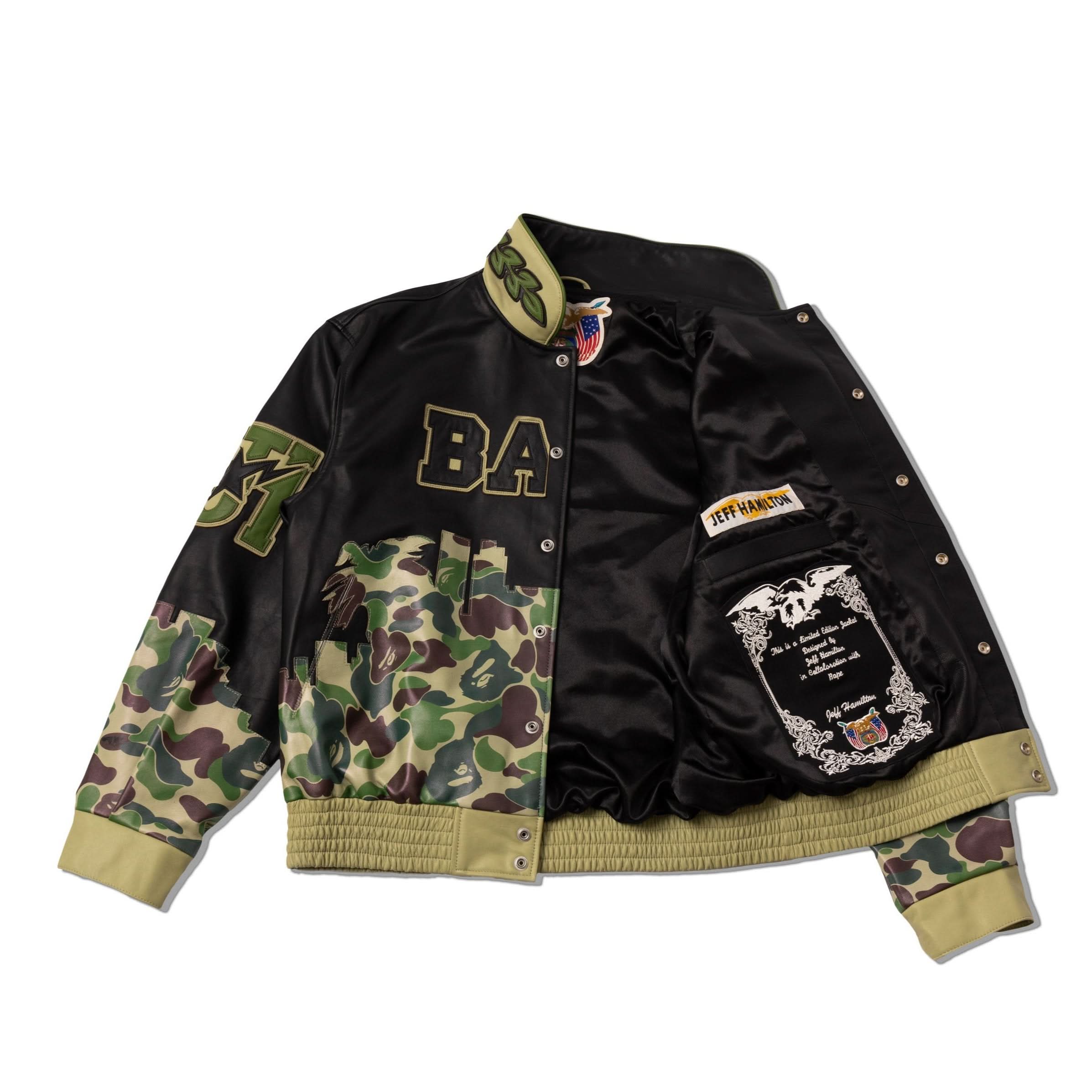 Jeff Hamilton x BAPE Full Leather Jacket - Image 4