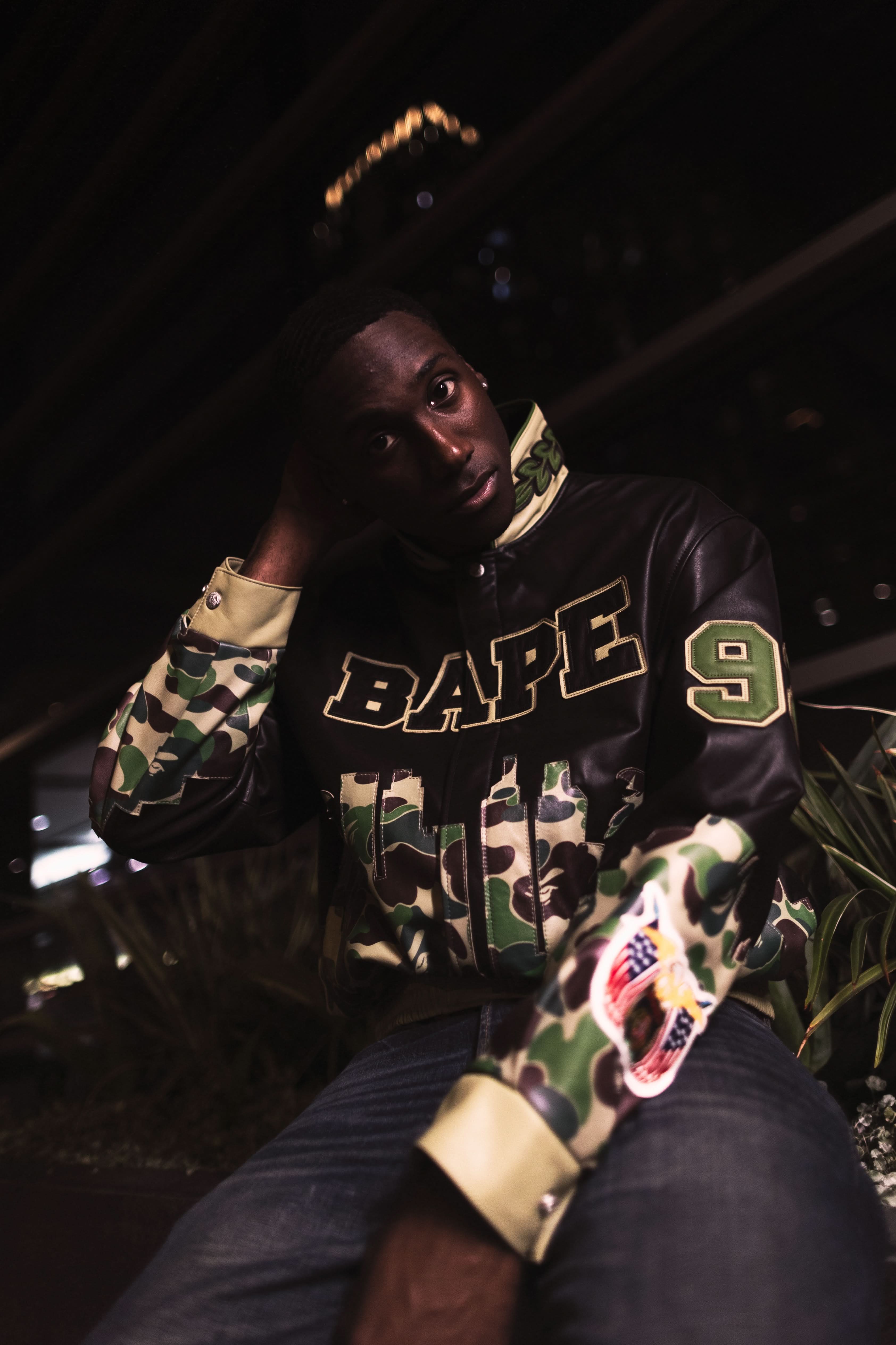 Jeff Hamilton x BAPE Full Leather Jacket - Image 5