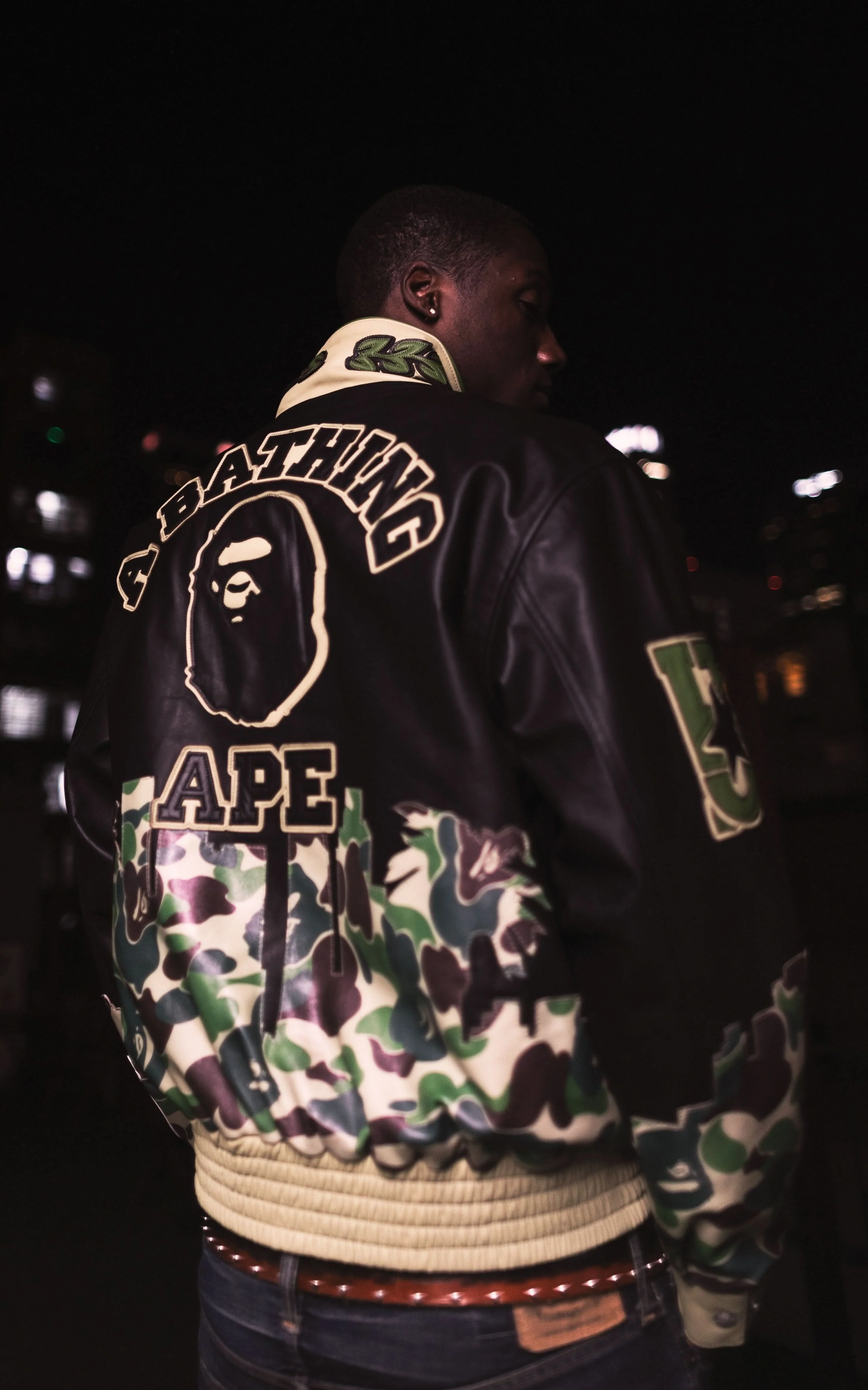 Jeff Hamilton x BAPE Full Leather Jacket - Image 6