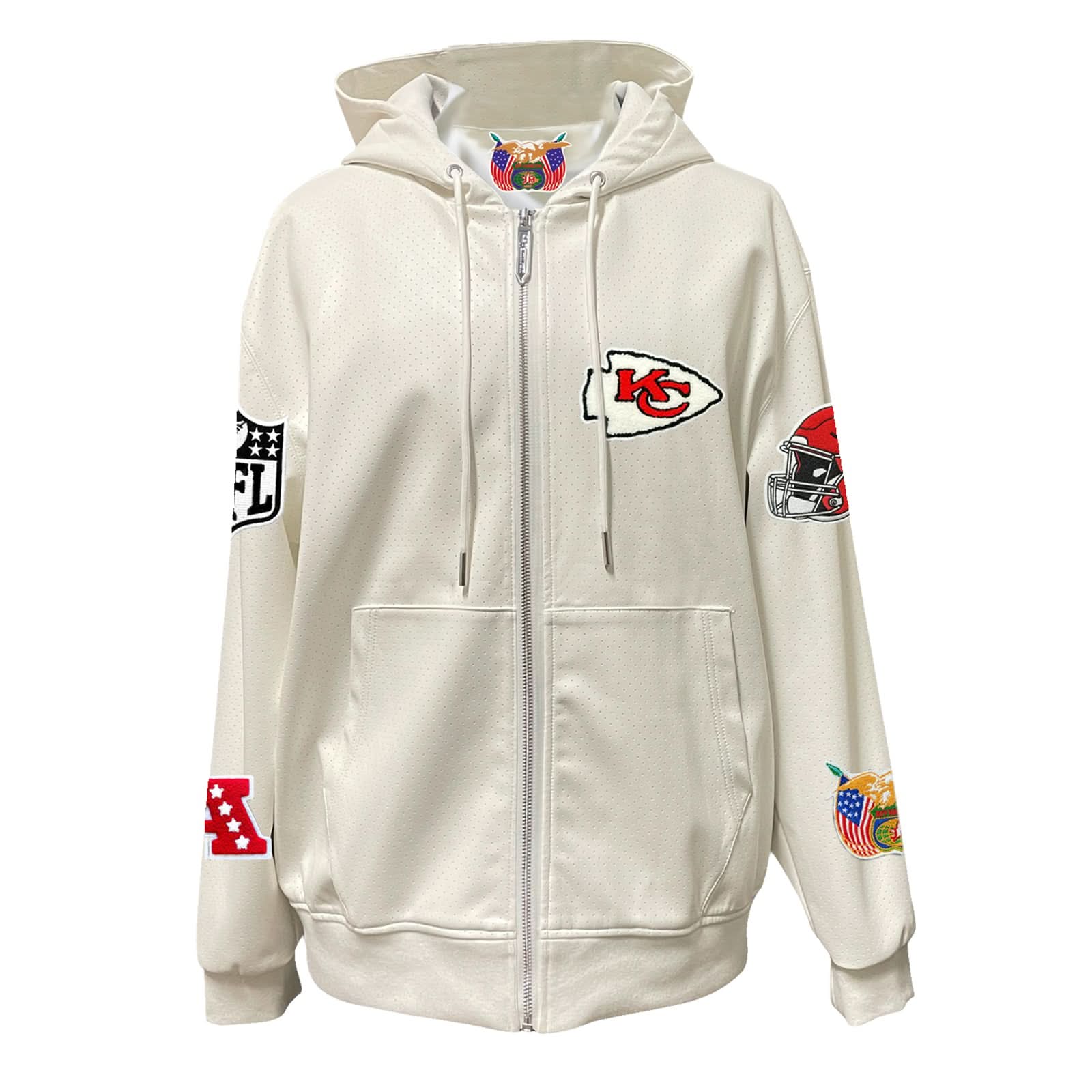 Kansas City Chiefs Zip-Up Jacket AR - Image 3