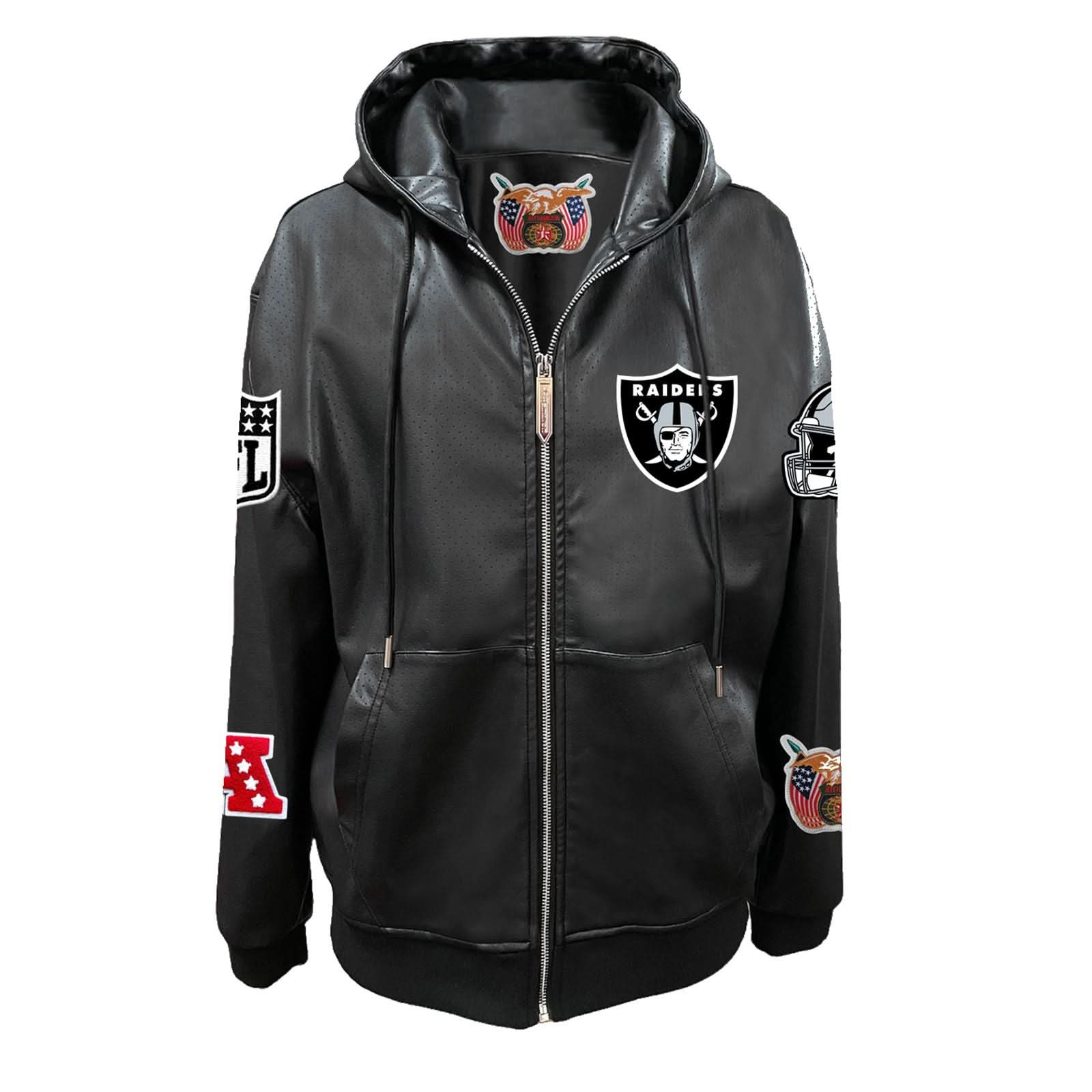 Las Vegas Raiders Zip-Up Jacket - Image 3