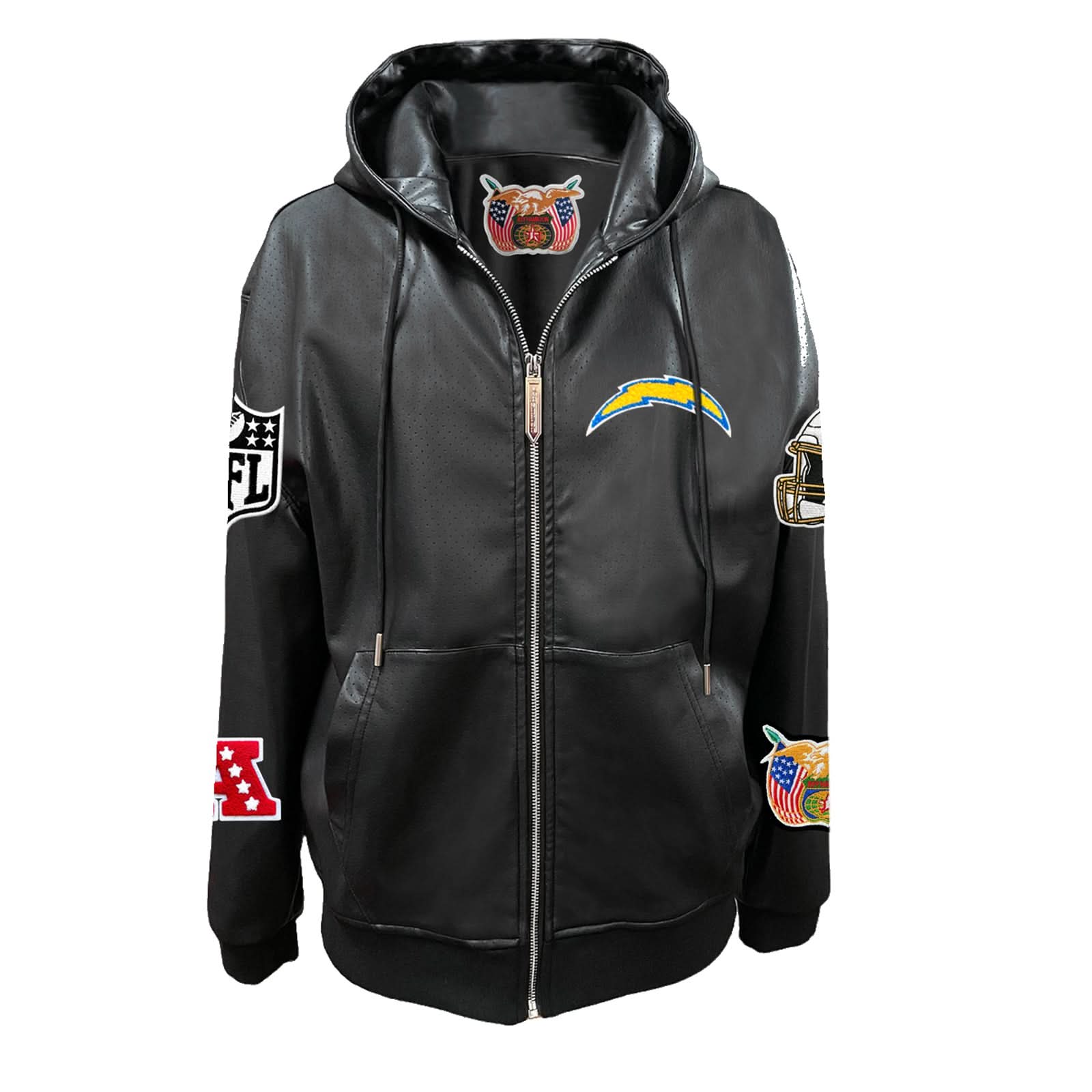 Los Angeles Chargers Zip-Up Jacket - Image 3