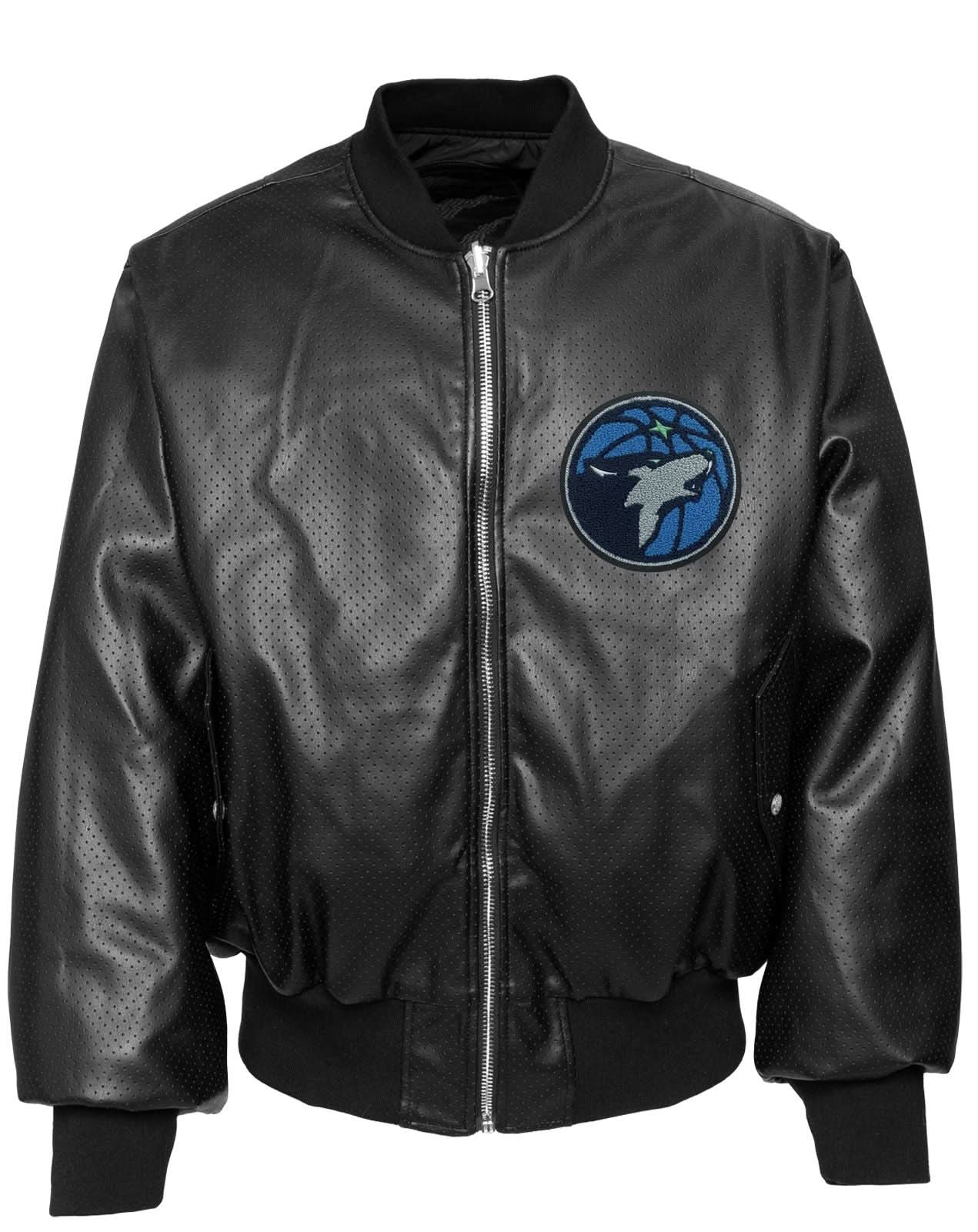 Minnesota Timberwolves X NBA Collage Reversible Bomber