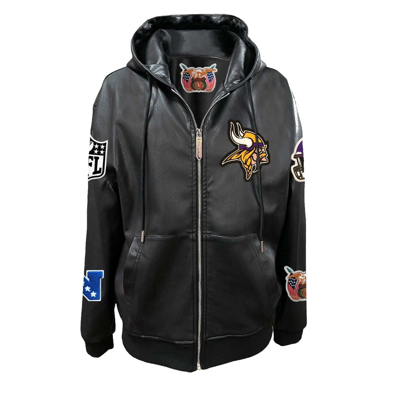 Minnesota Vikings Zip-Up Jacket - Image 3