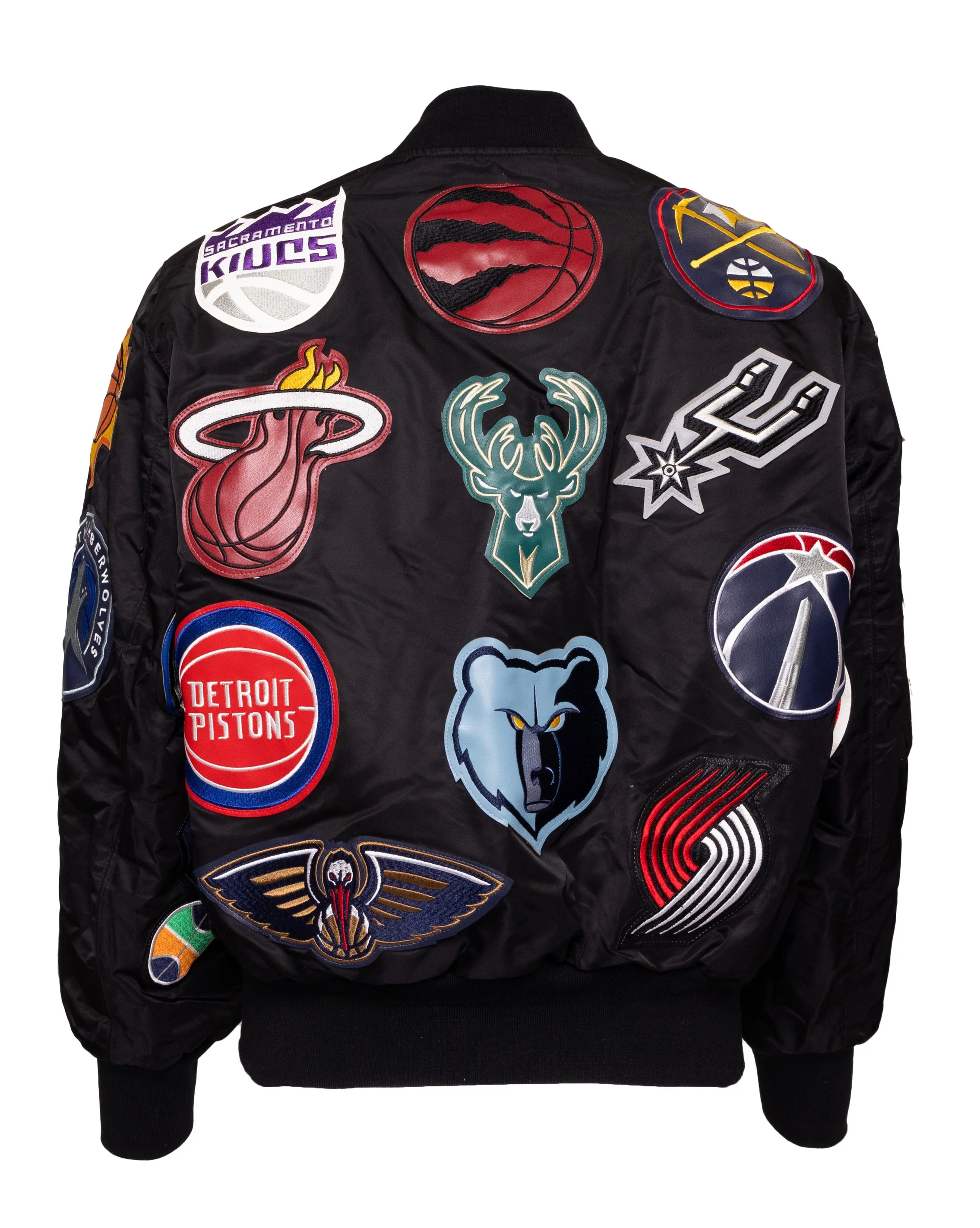 New York Knicks X NBA Collage Reversible Bomber Color - Image 6