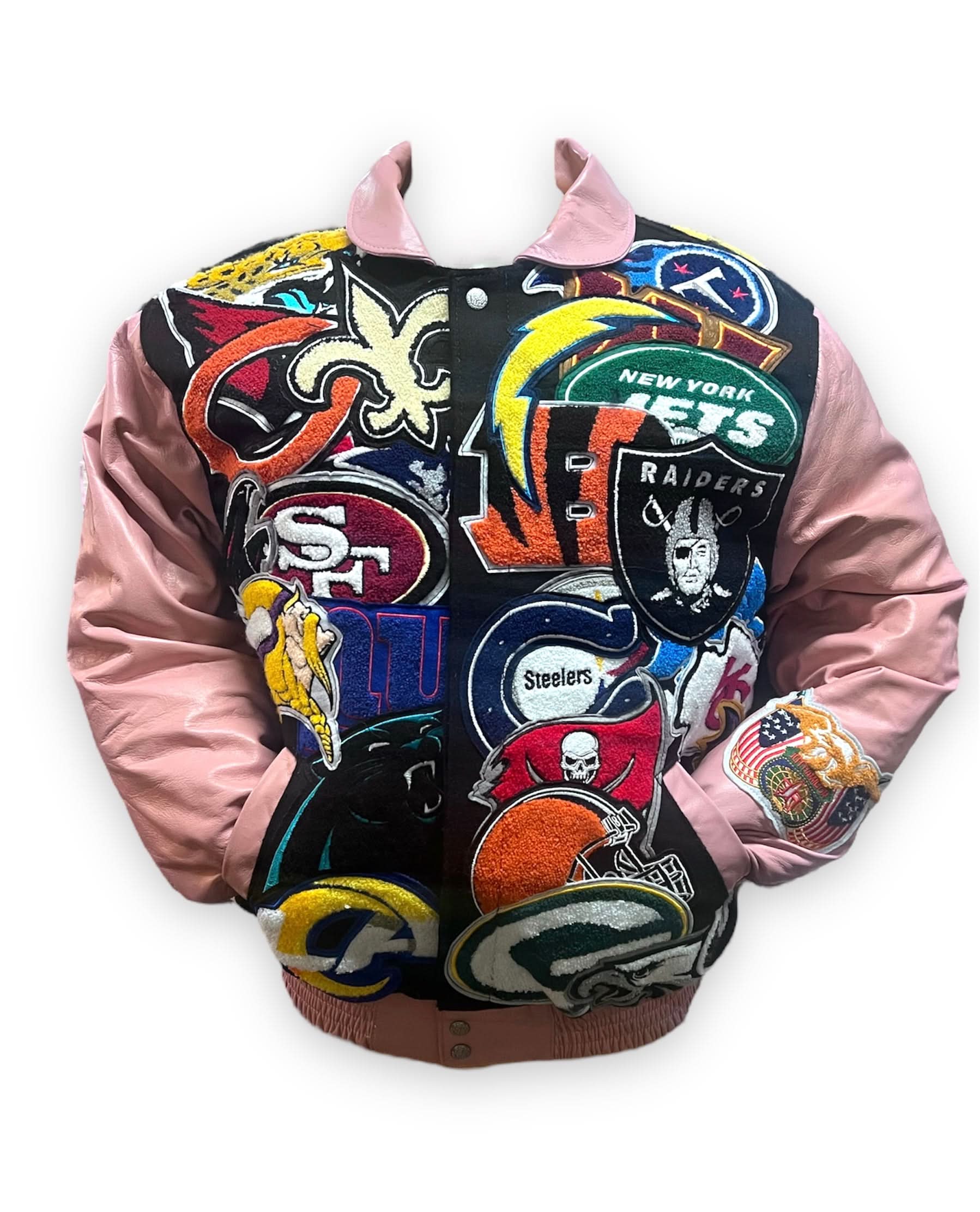 NFL Super Mega Patch Wool & Leather Multiple Colors - Image 5