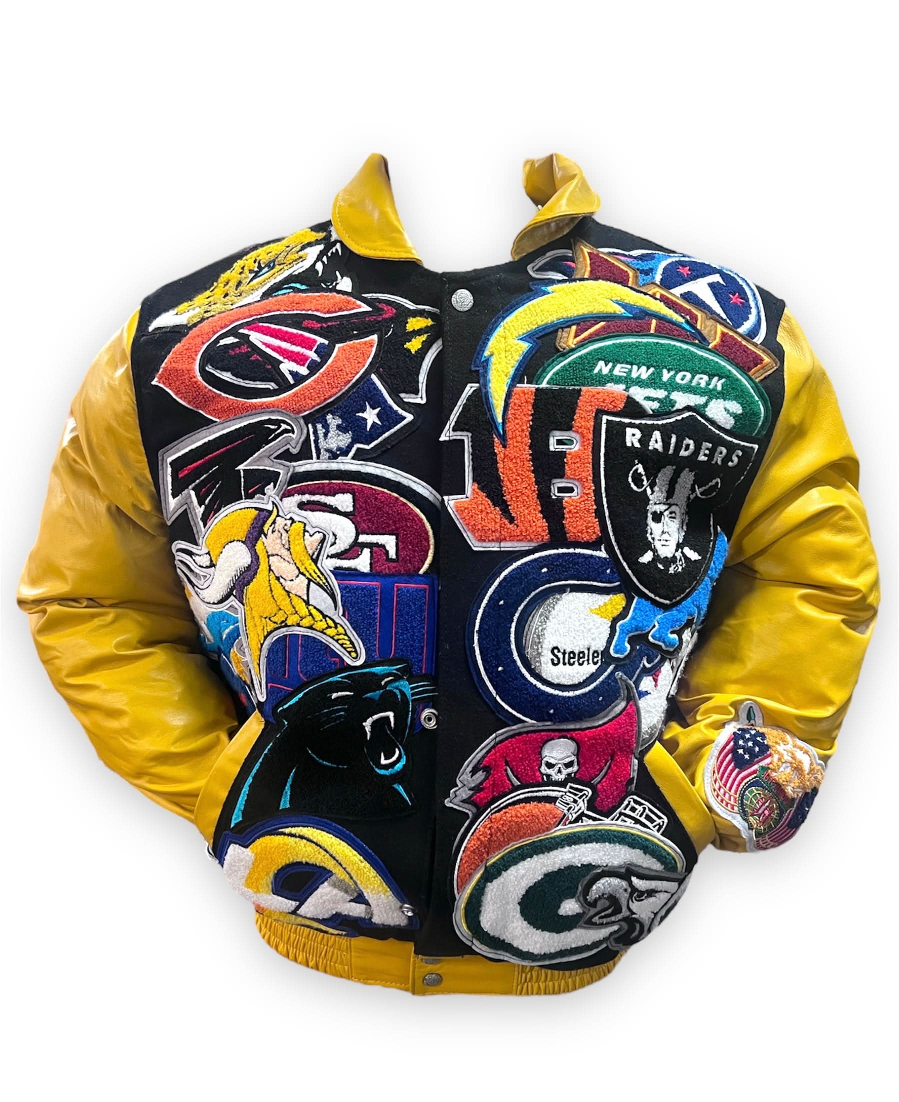 NFL Super Mega Patch Wool & Leather Multiple Colors - Image 6