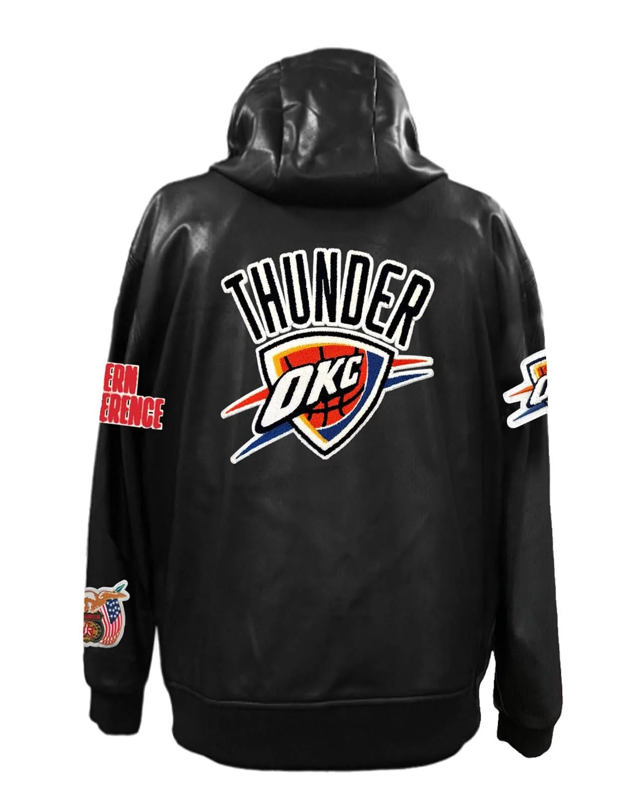 OKLAHOMA CITY THUNDER LIGHTWEIGHT ZIP-UP HOODED JACKET - AR - Image 2
