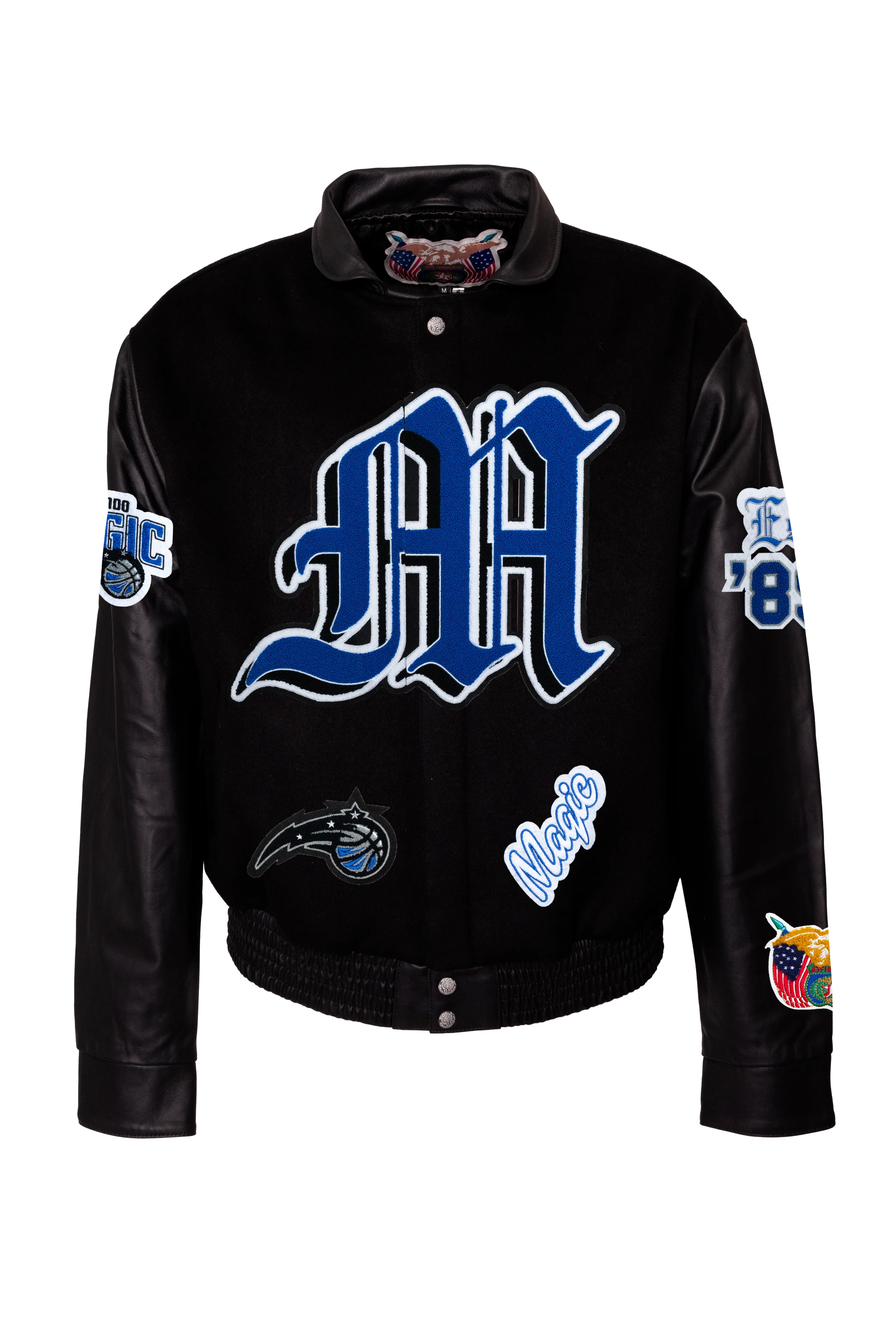 ORLANDO MAGIC Wool & Leather Old English Jacket - AR