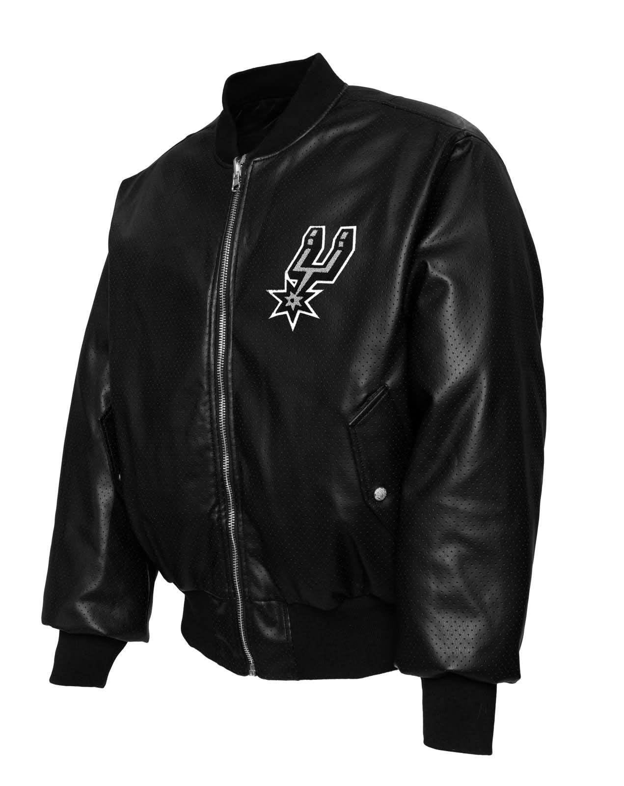 San Antonio Spurs X NBA Collage Reversible Bomber - Image 3