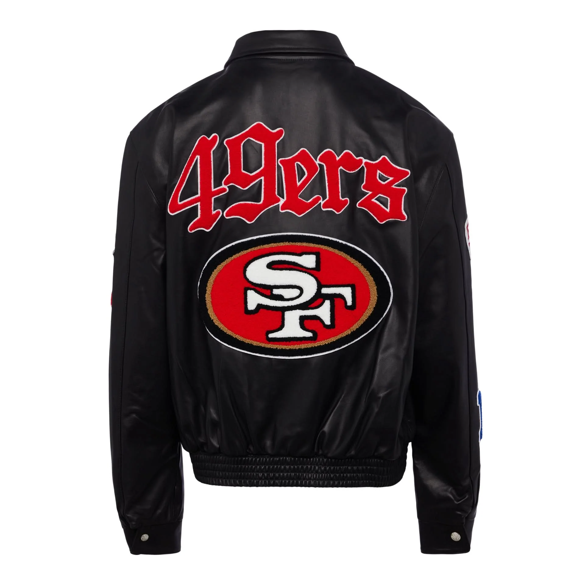 SAN FRANCISCO 49ERS LEATHER JACKET-AR - Image 2