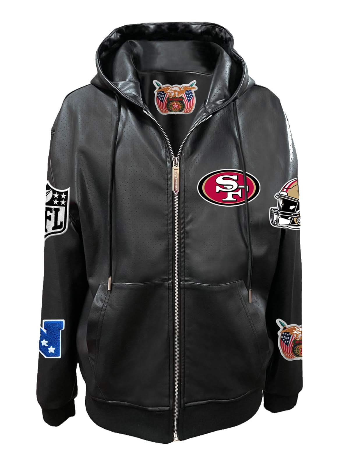 San Francisco 49ers Zip-Up Jacket - Image 3