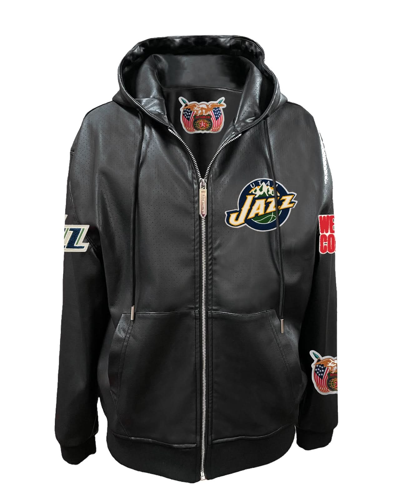 Utah Jazz Zip-Up Jacket - Image 3